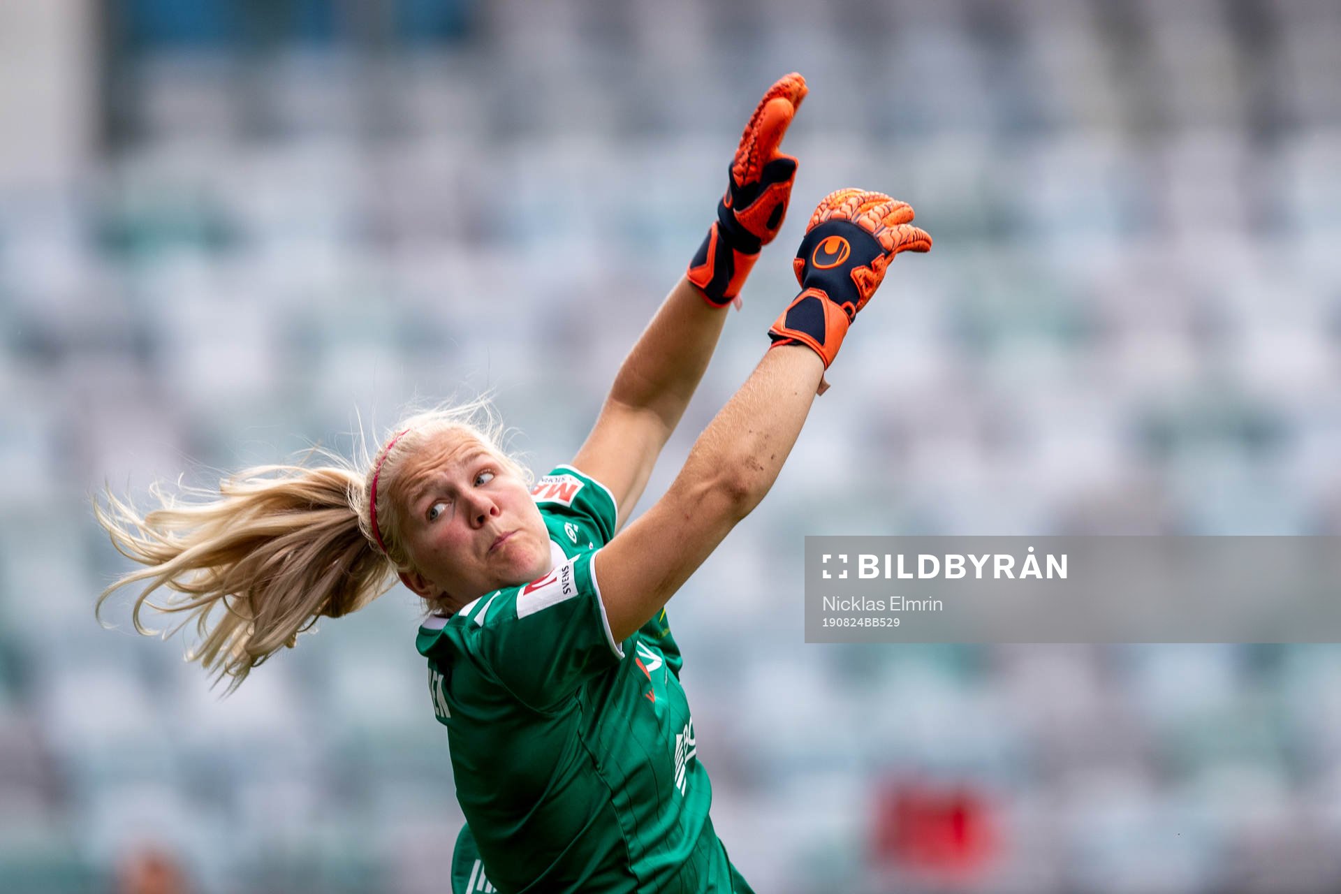 Linköpings målvakt Emma Holmgren