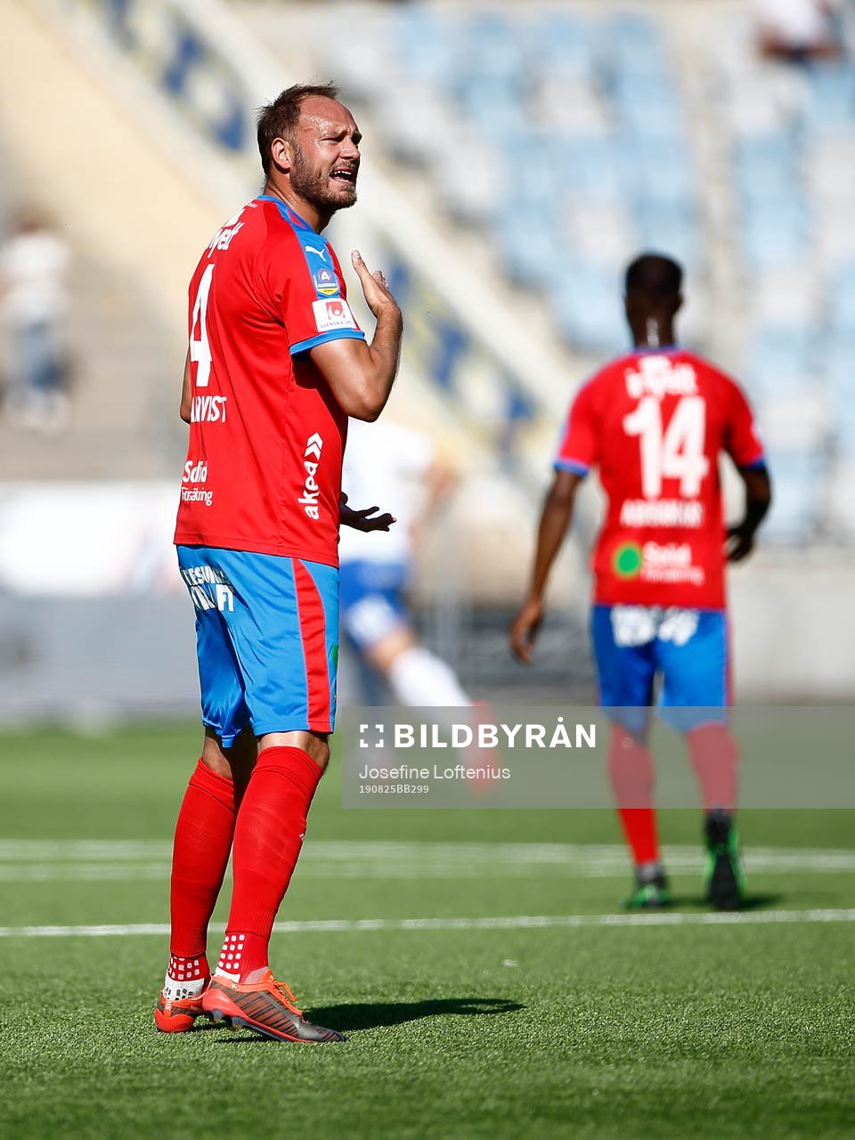 Helsingborgs Andreas Granqvist reagerar