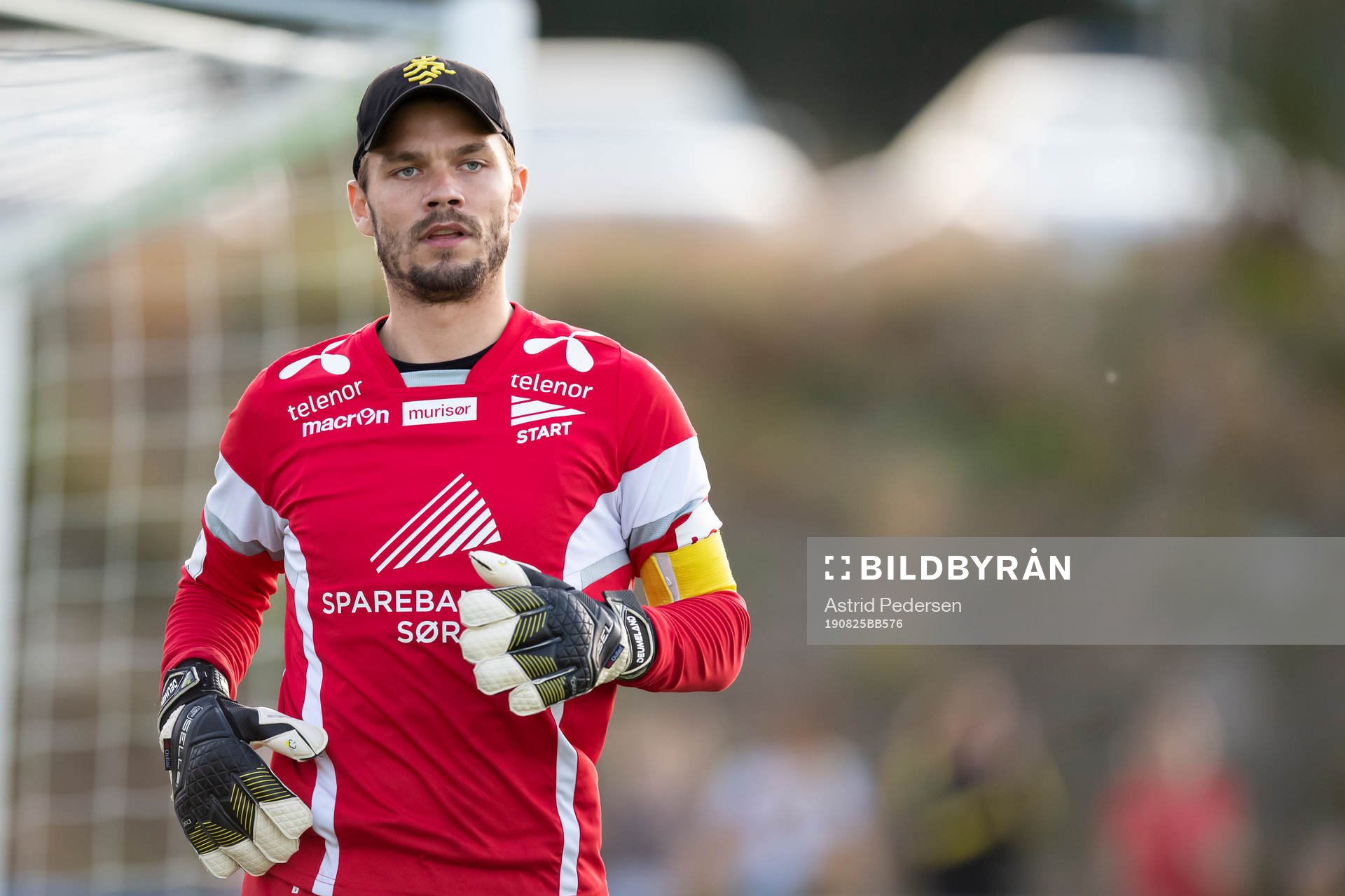 Goalkeeper Jonas Deumeland of Start