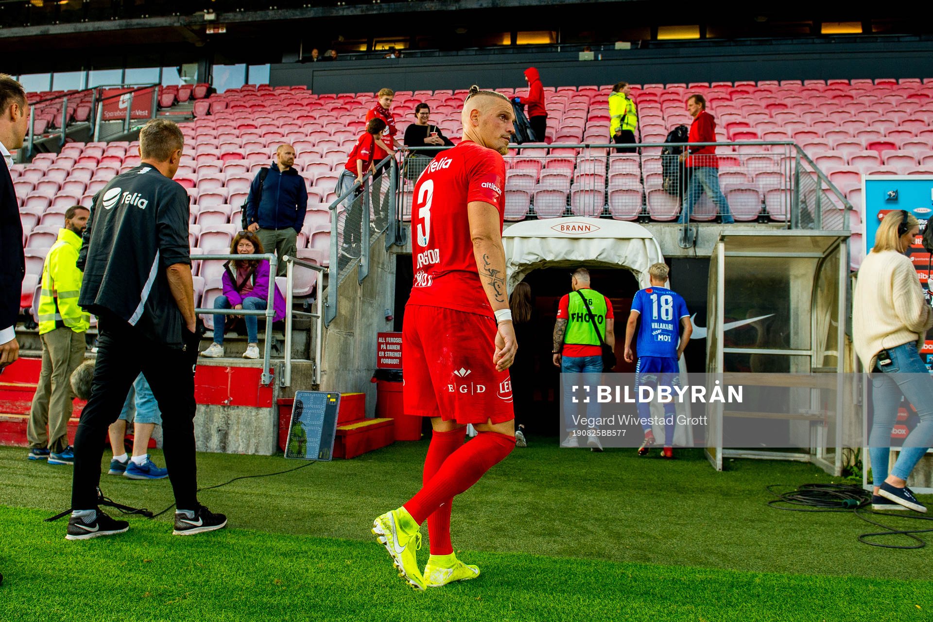Vito Wormgoor of Brann looks dejected