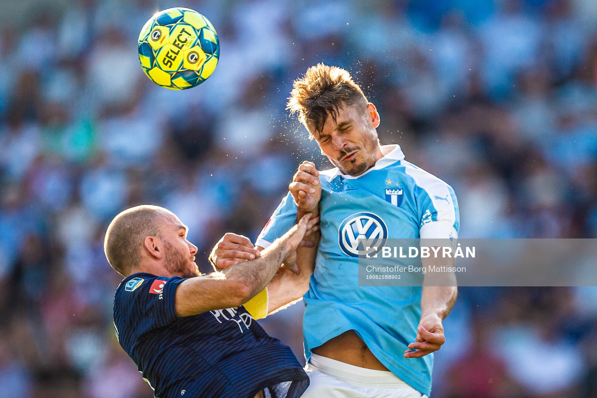 Djurgårdens Marcus Danielson och Malmö FFs Markus
