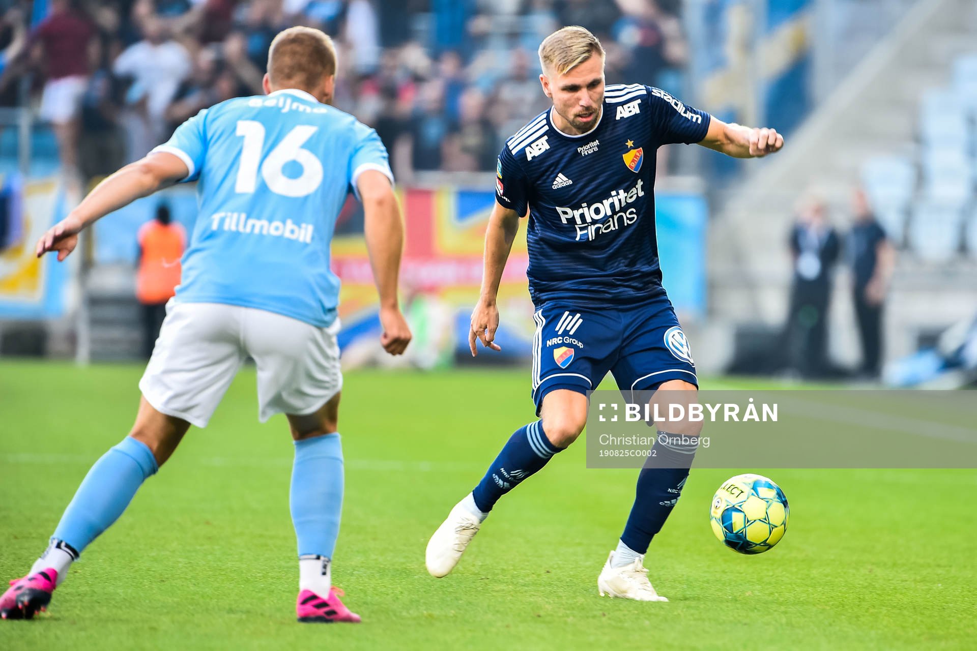 Malmö FFs Felix Beijmo och Djurgårdens Jonathan Ring