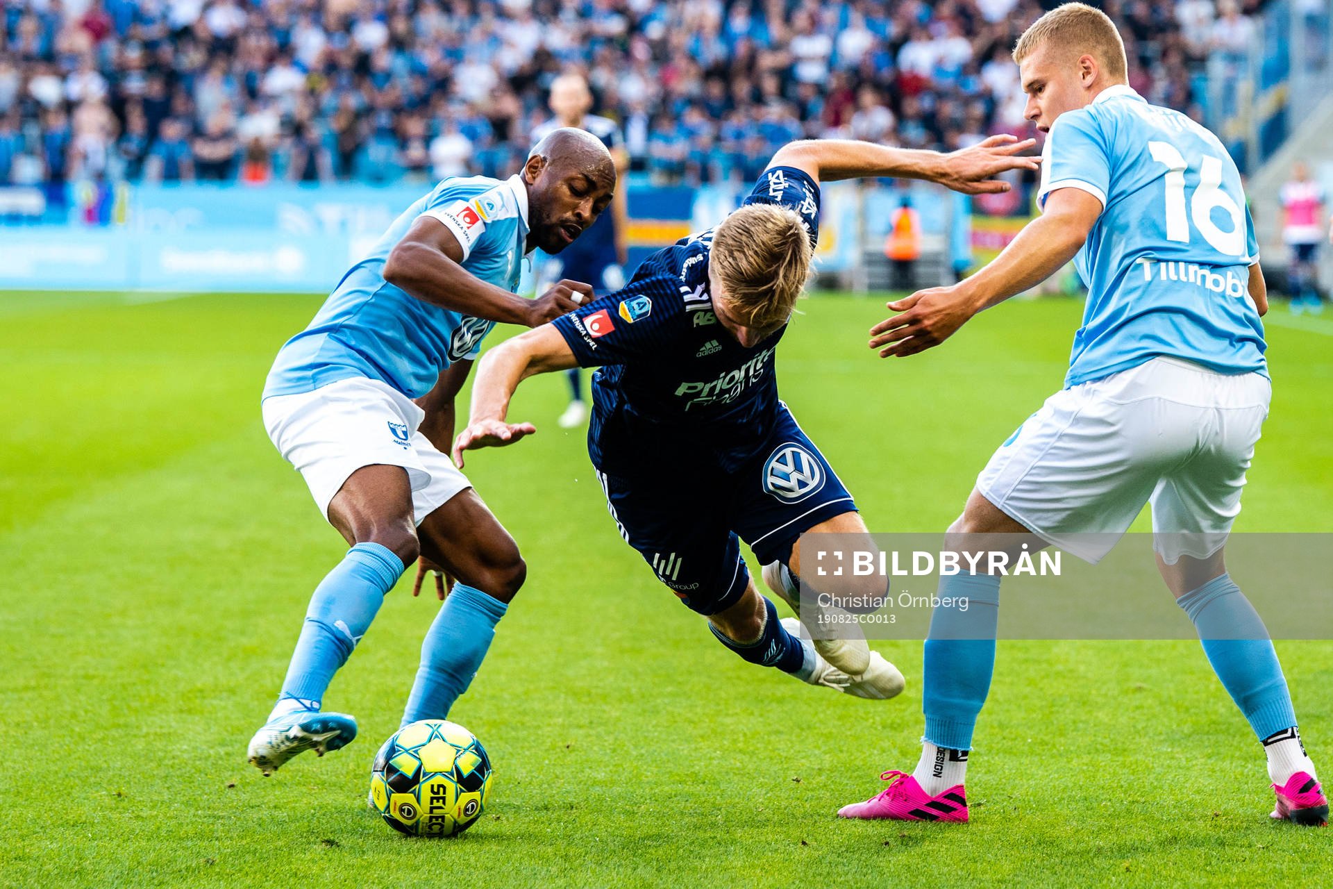 Malmö FFs Fouad Bachirou och Felix Beijmo