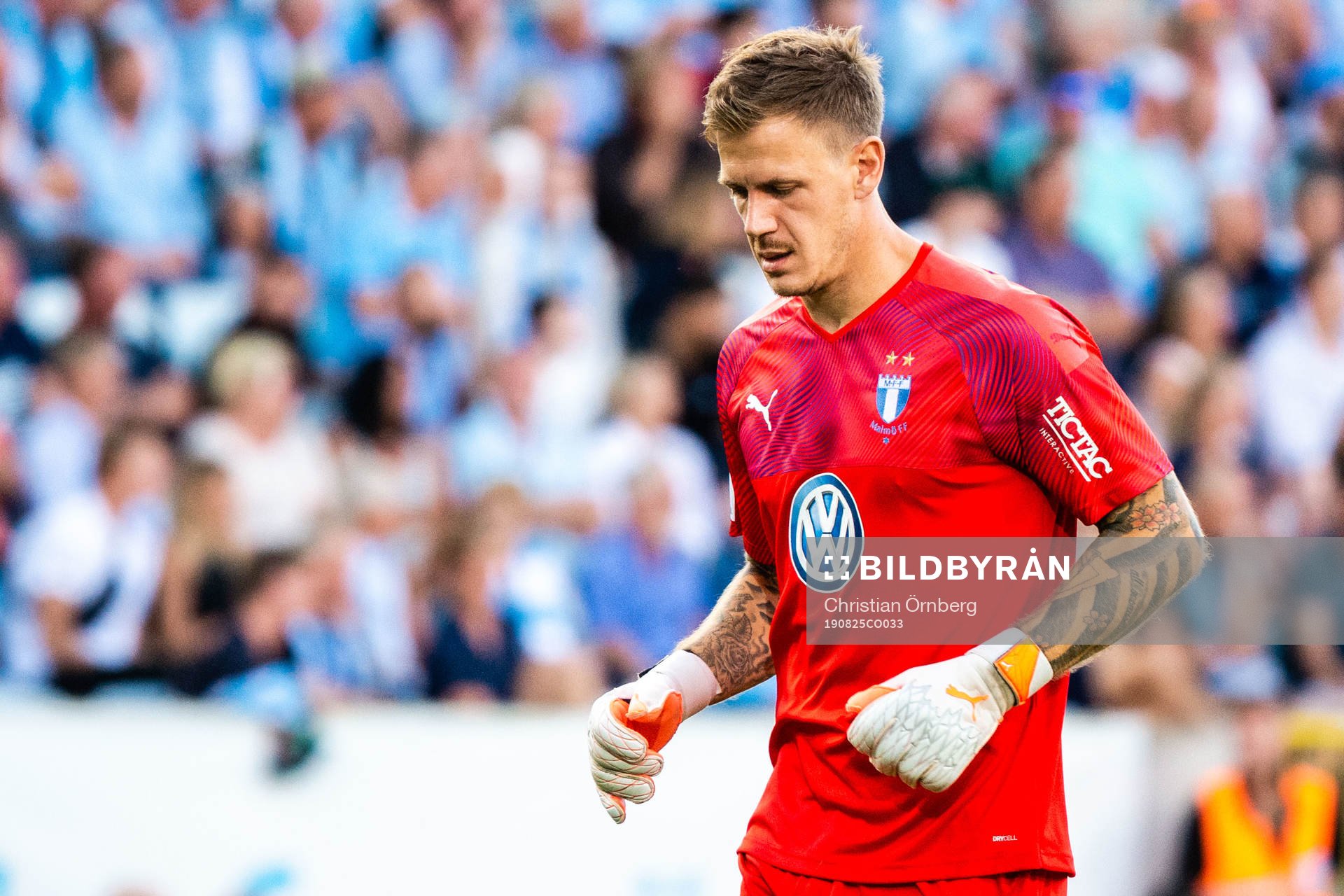 Malmö FFs Johan Dahlin deppar