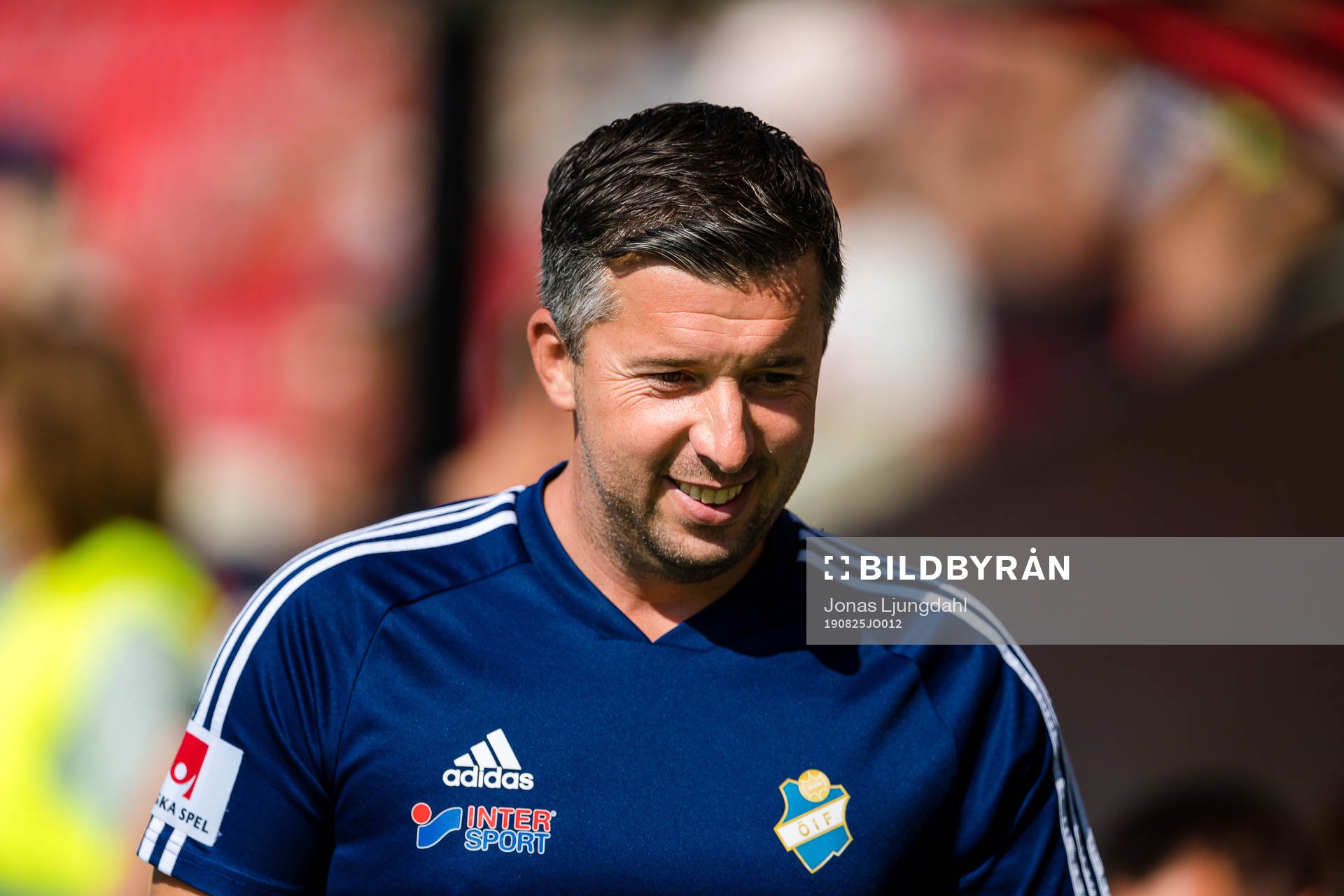 Östers tränare Dennis Velic