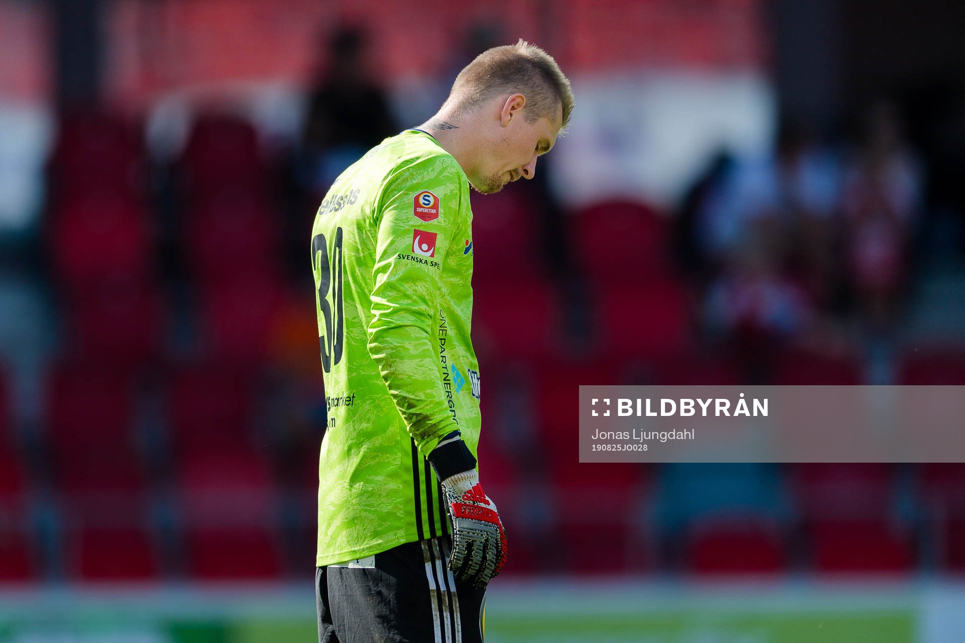Östers målvakt Tobias Andersson