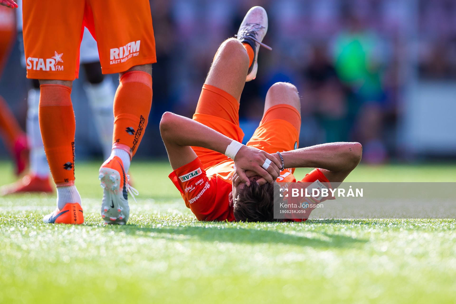 AFC Eskilstunas Pontus Rödin har ont