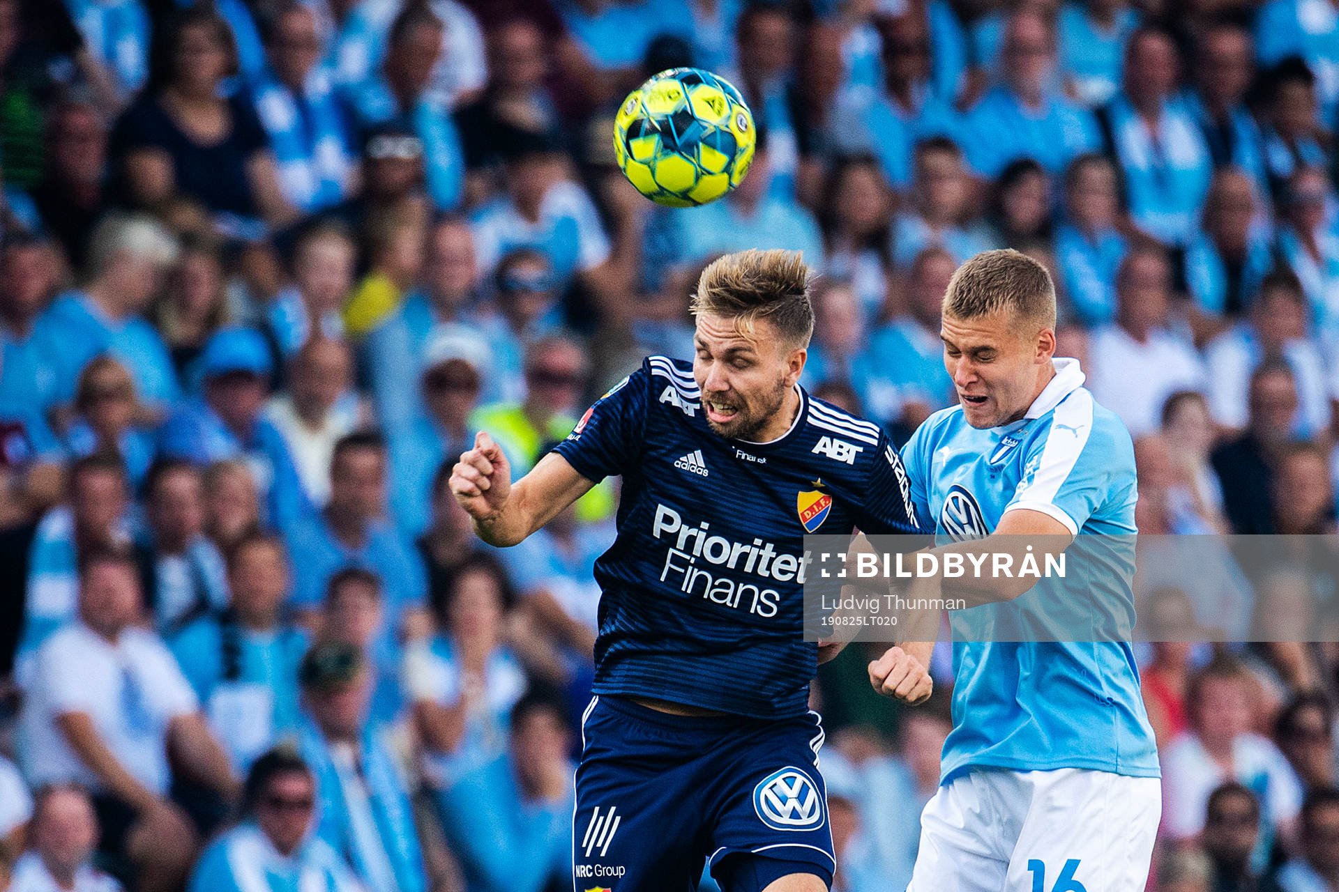 Djurgårdens Jonathan Ring och Malmö FFs Felix Beijmo