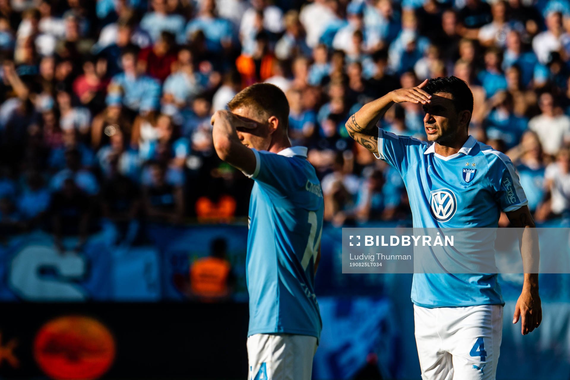 Malmö FFs Behrang Safari och Anders Christiansen