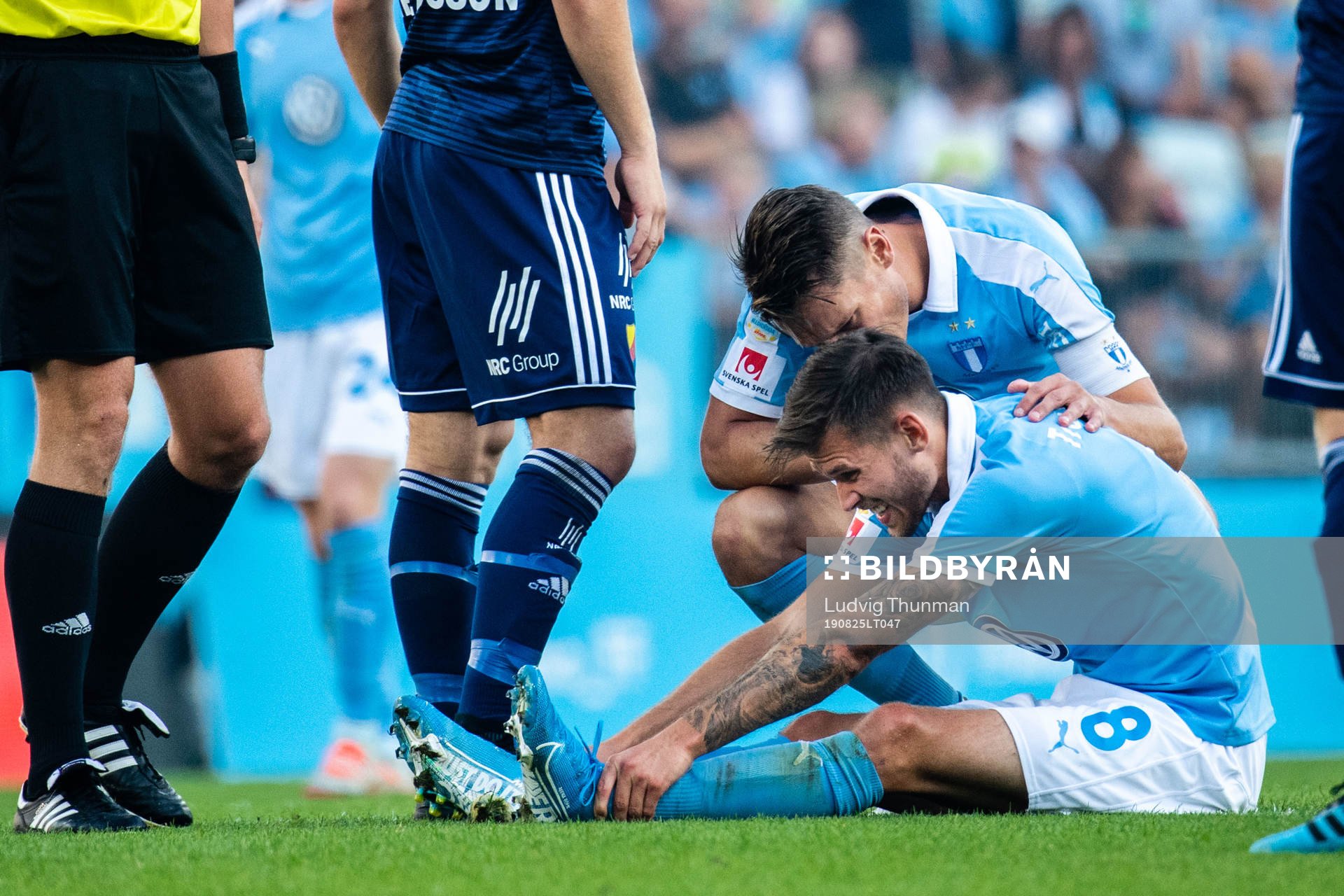 Malmö FFs Arnór Traustason får behandling