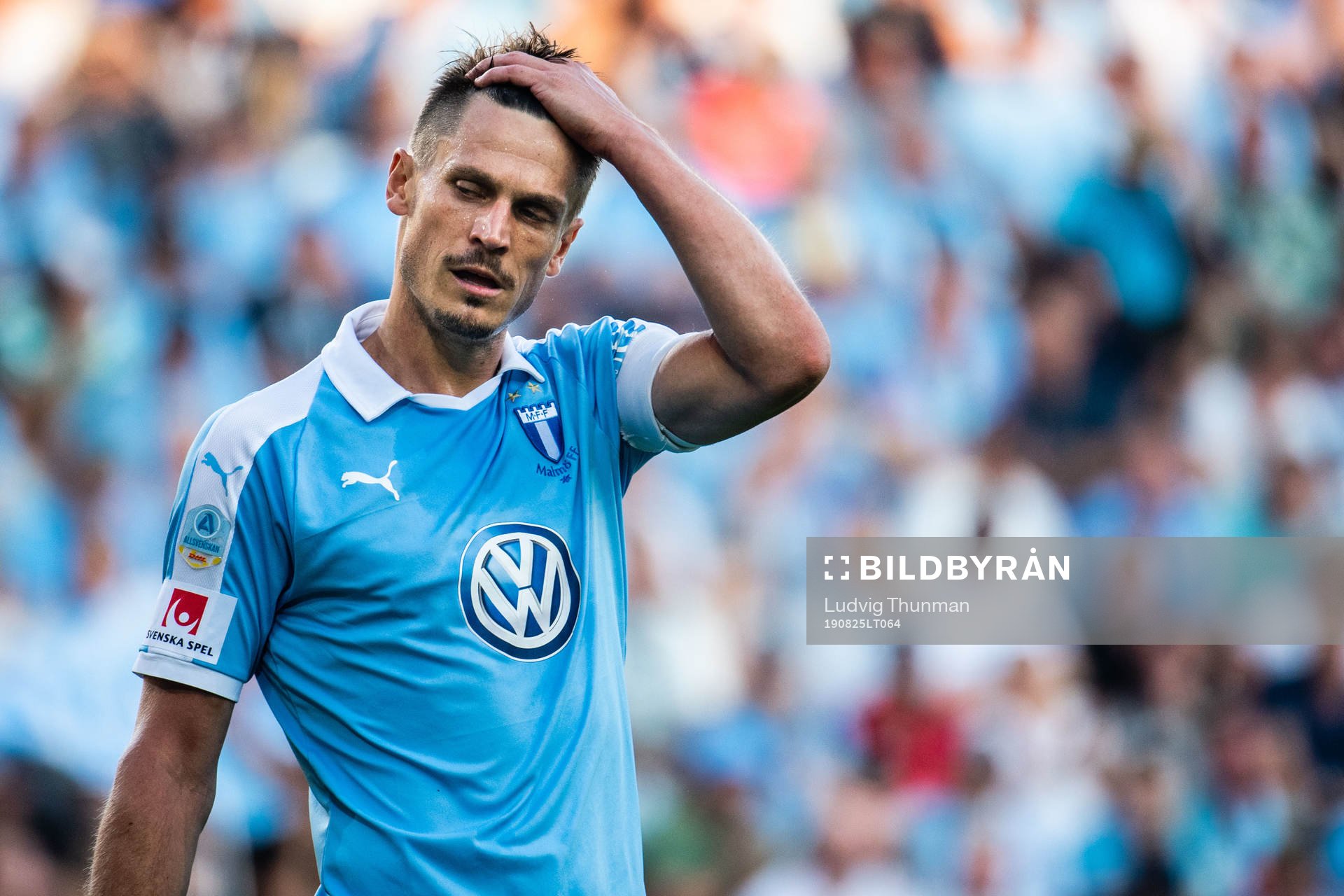 Malmö FFs Markus Rosenberg deppar