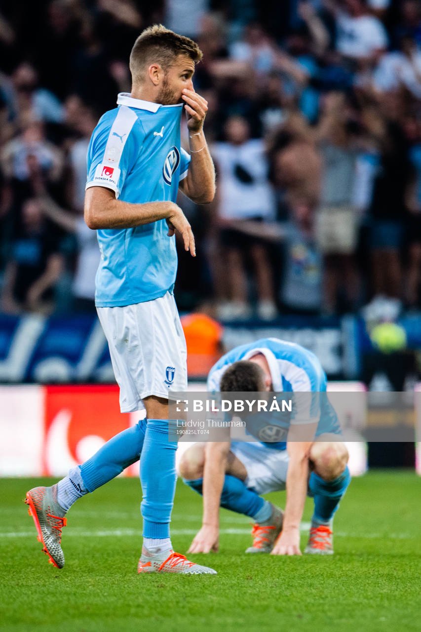 Malmö FFs Rasmus Bengtsson deppar