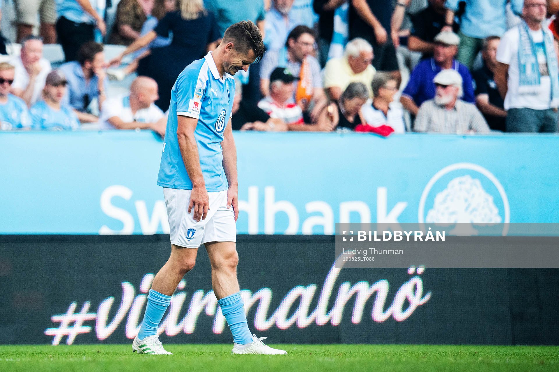 Malmö FFs Markus Rosenberg deppar