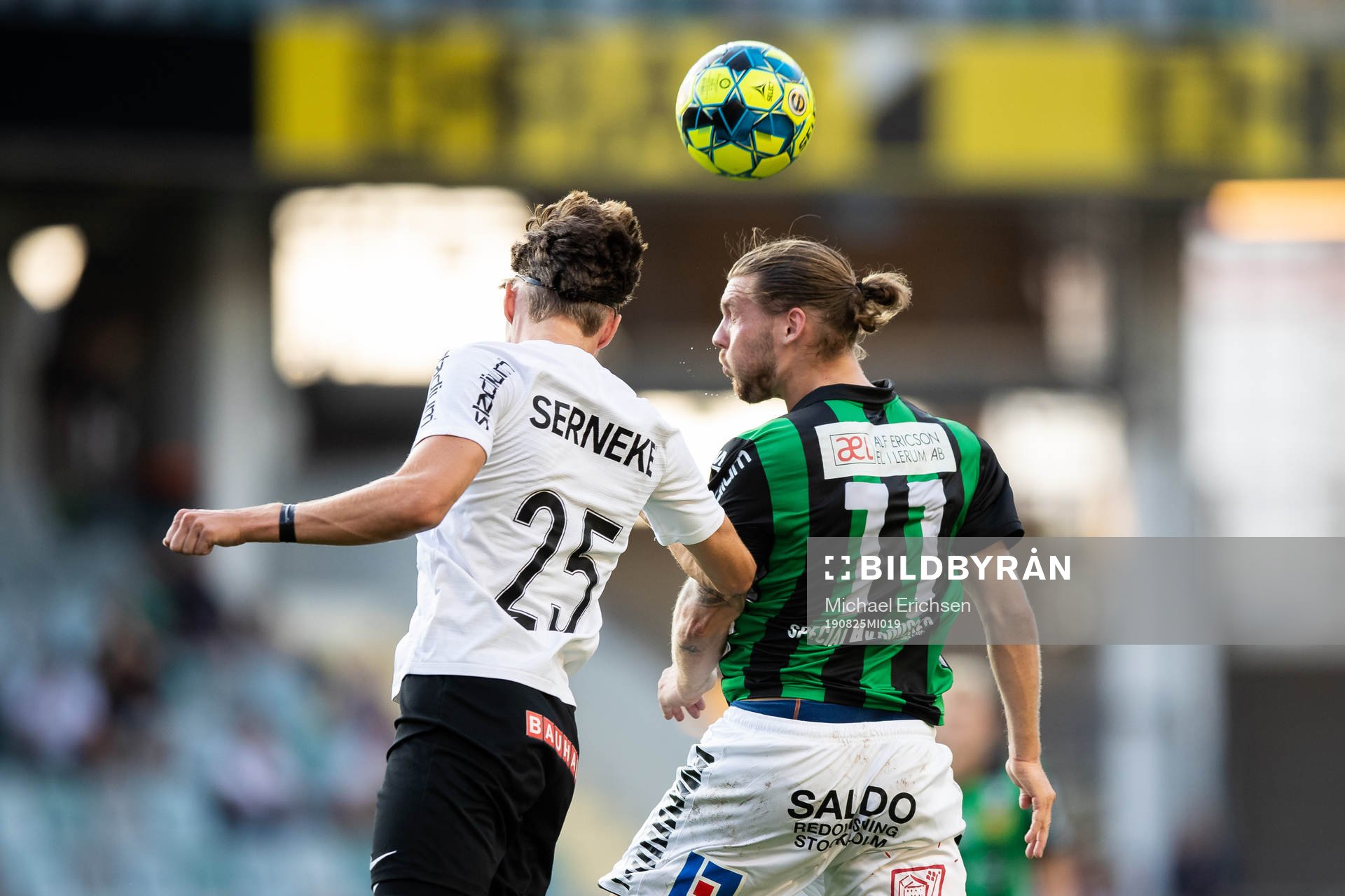 Brommapojkarnas Albin Linnér och GAIS Karl Bohm