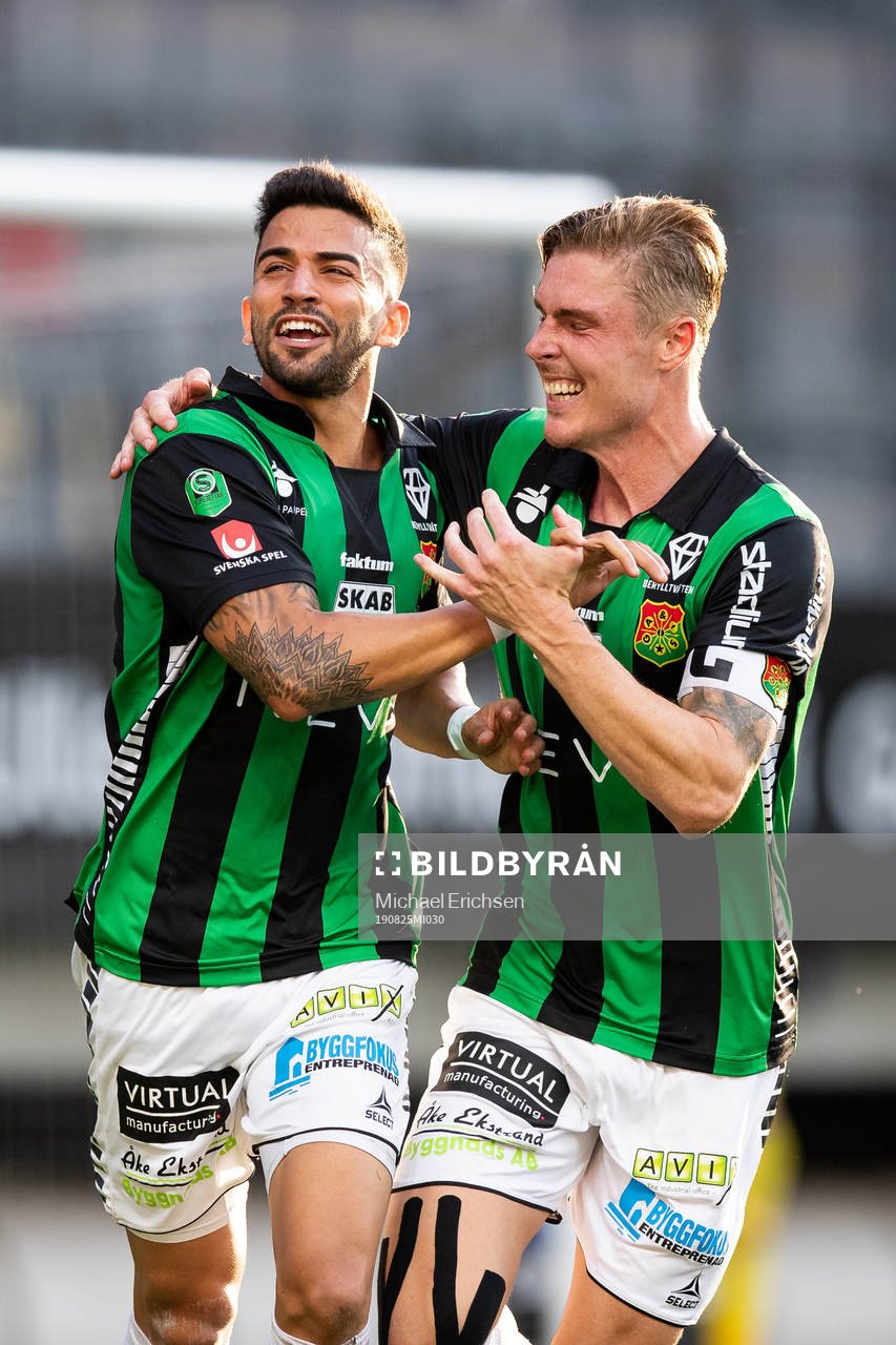 GAIS Paulo Marcelo jublar med Marcus Bergholtz