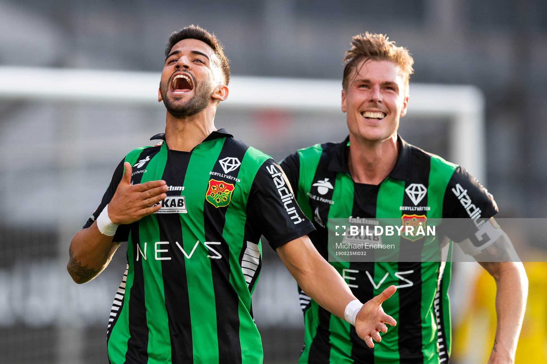 GAIS Paulo Marcelo jublar med Marcus Bergholtz