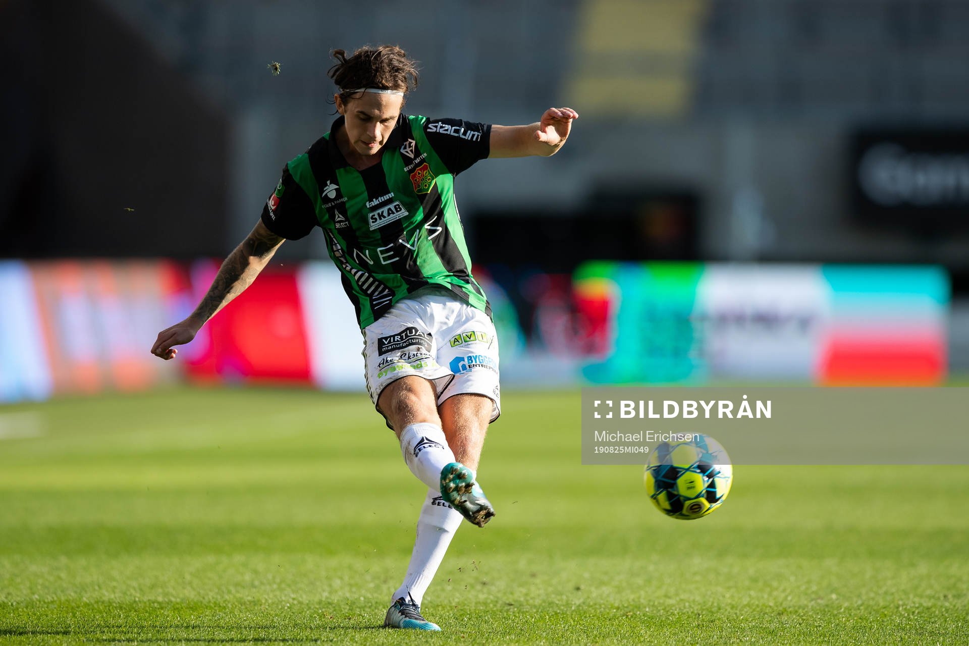 GAIS Rasmus Rosenqvist under fotbollsmatchen i Superettan mellan GAIS och Brommapojkarna den 25 augusti 2019 i Göteborg.