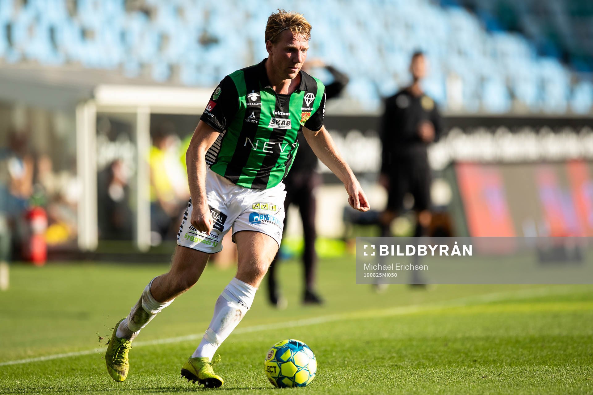 GAIS August Wängbergunder fotbollsmatchen i Superettan