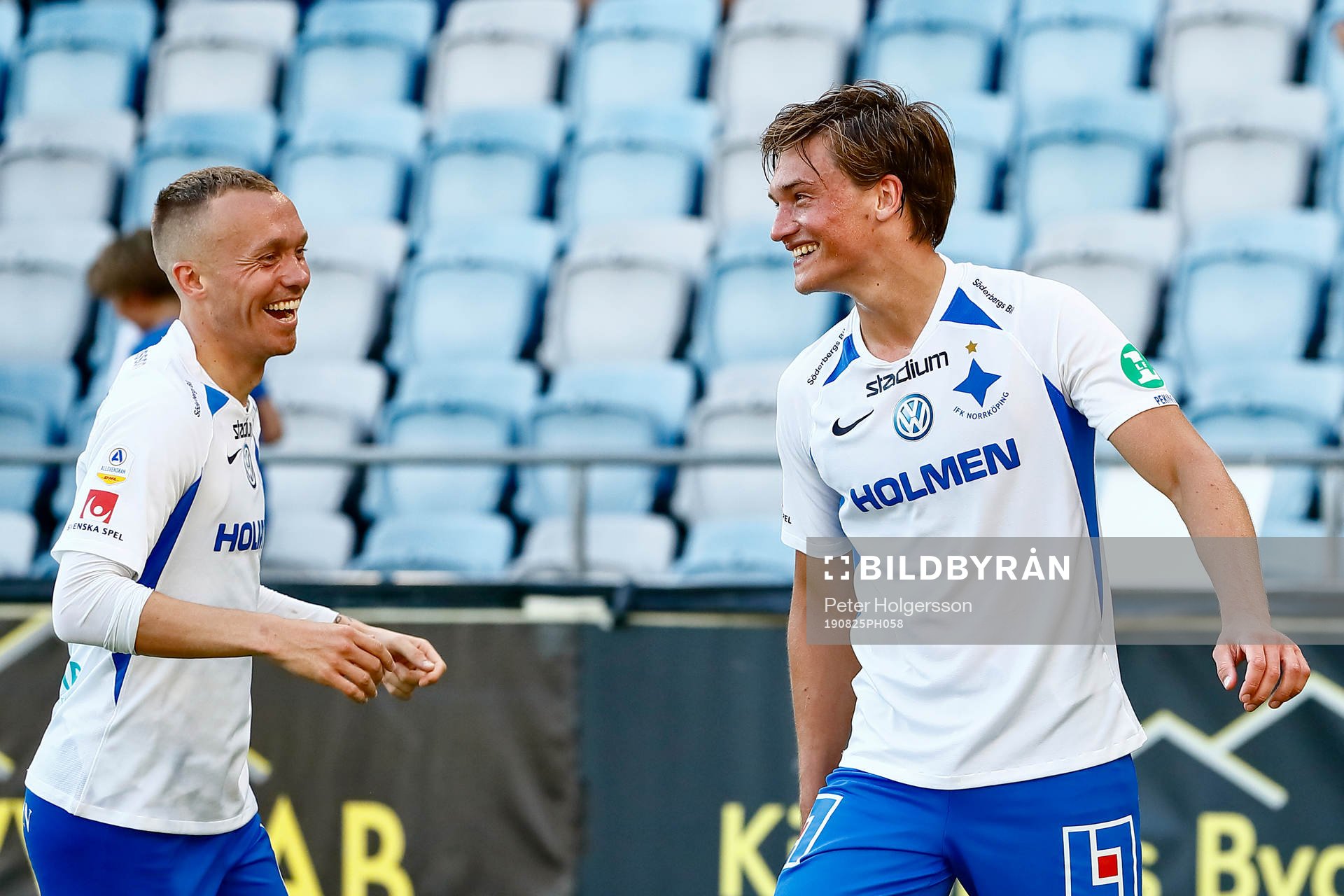 IFK Norrköpings Rasmus Lauritsen och Gudmundur