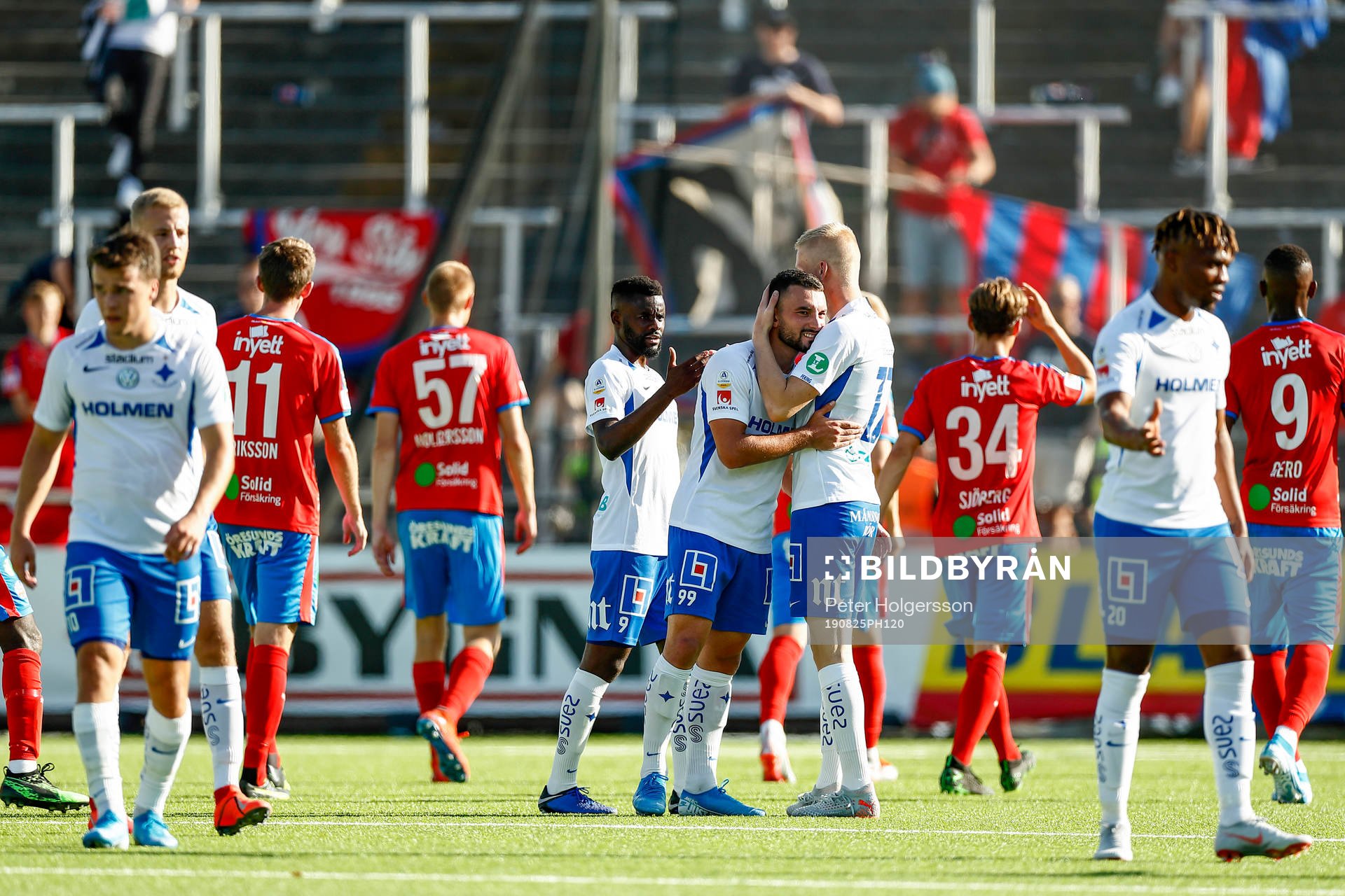 IFK Norrköpings Sead Haksabanovic  och Kalle Holmberg