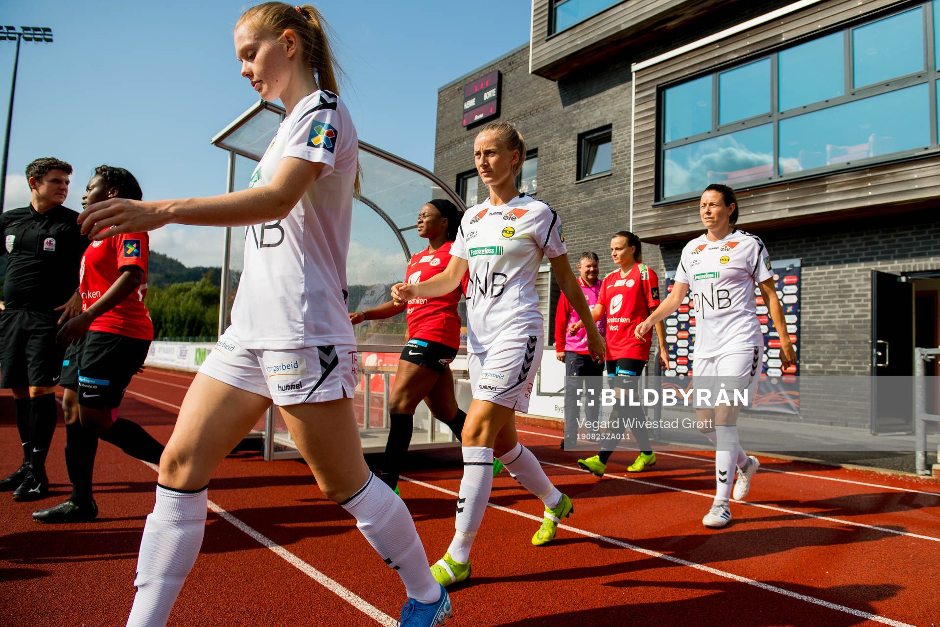 Malin Brenn, Anja Sønstevold and Isabell Bachor of LSK