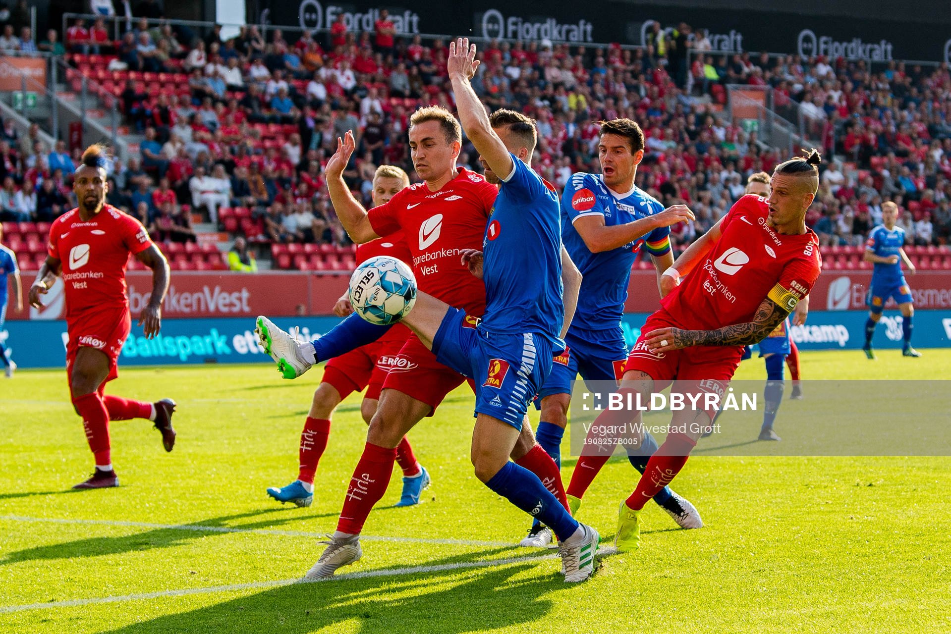 Amer Ordagic of Brann, Simen Wangberg of Tromsø and Vito