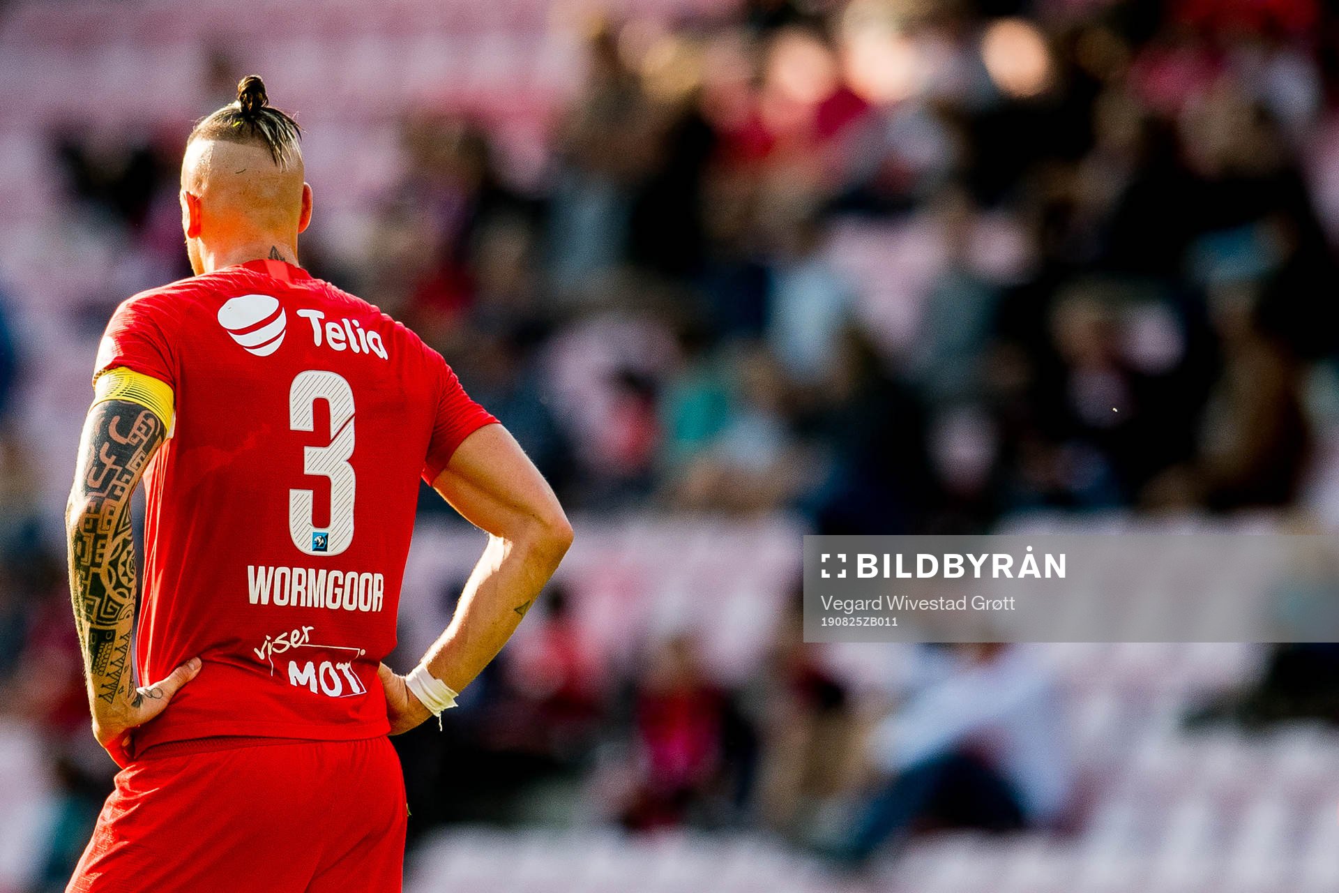 Vito Wormgoor of Brann looks dejected scoring an own goal