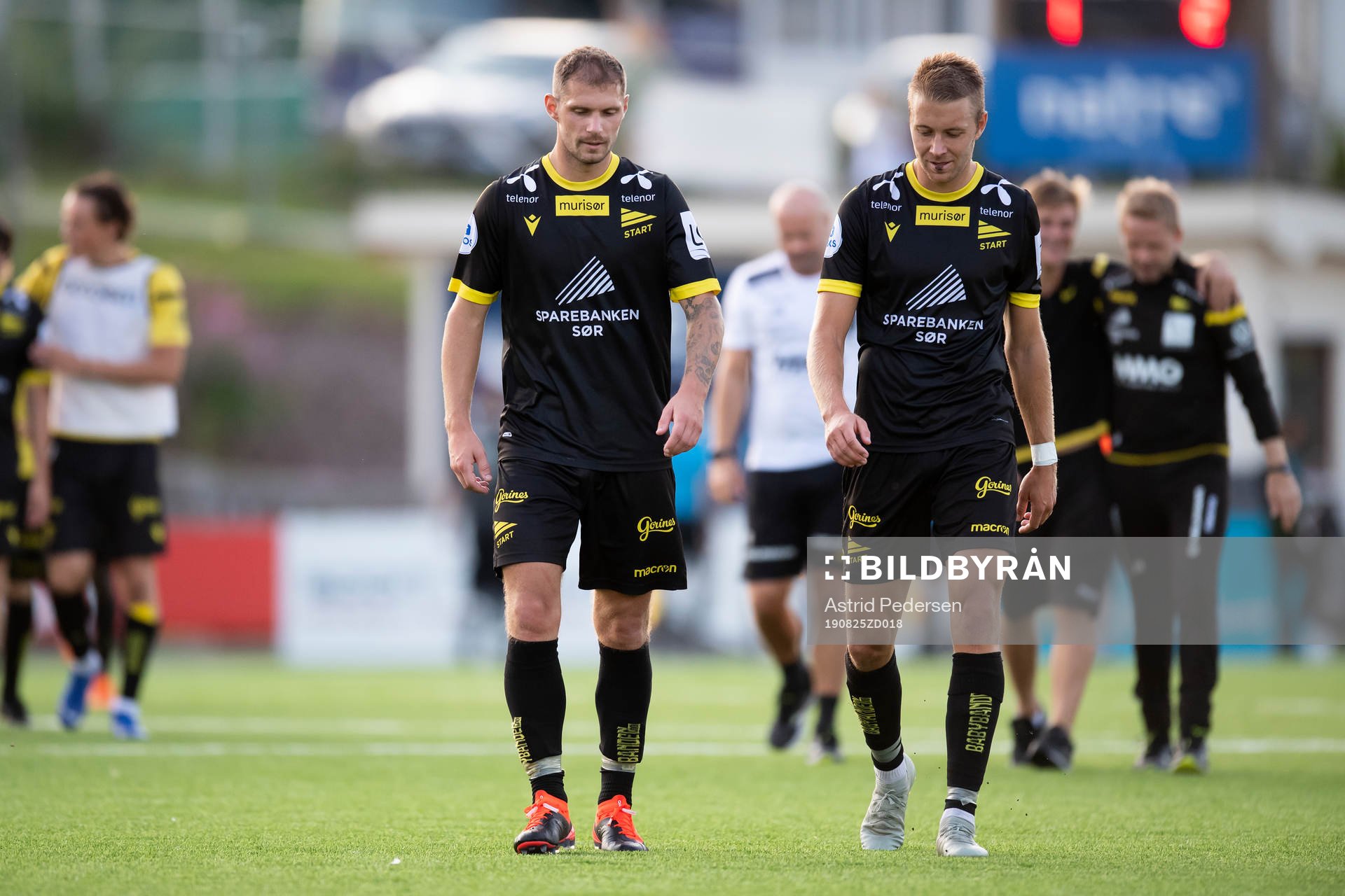 Joackim Jørgensen and Henrik Robstad of Start
