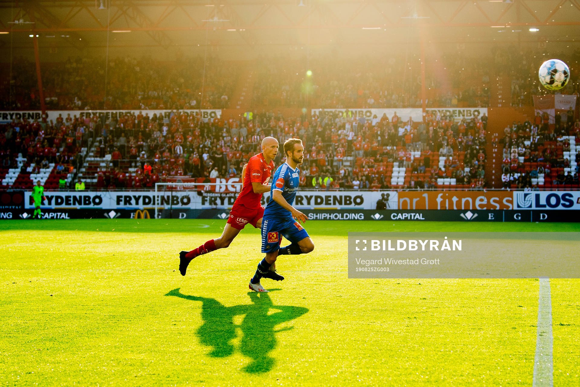 Ruben Kristiansen of Brann and Daniel Berntsen of Tromsø