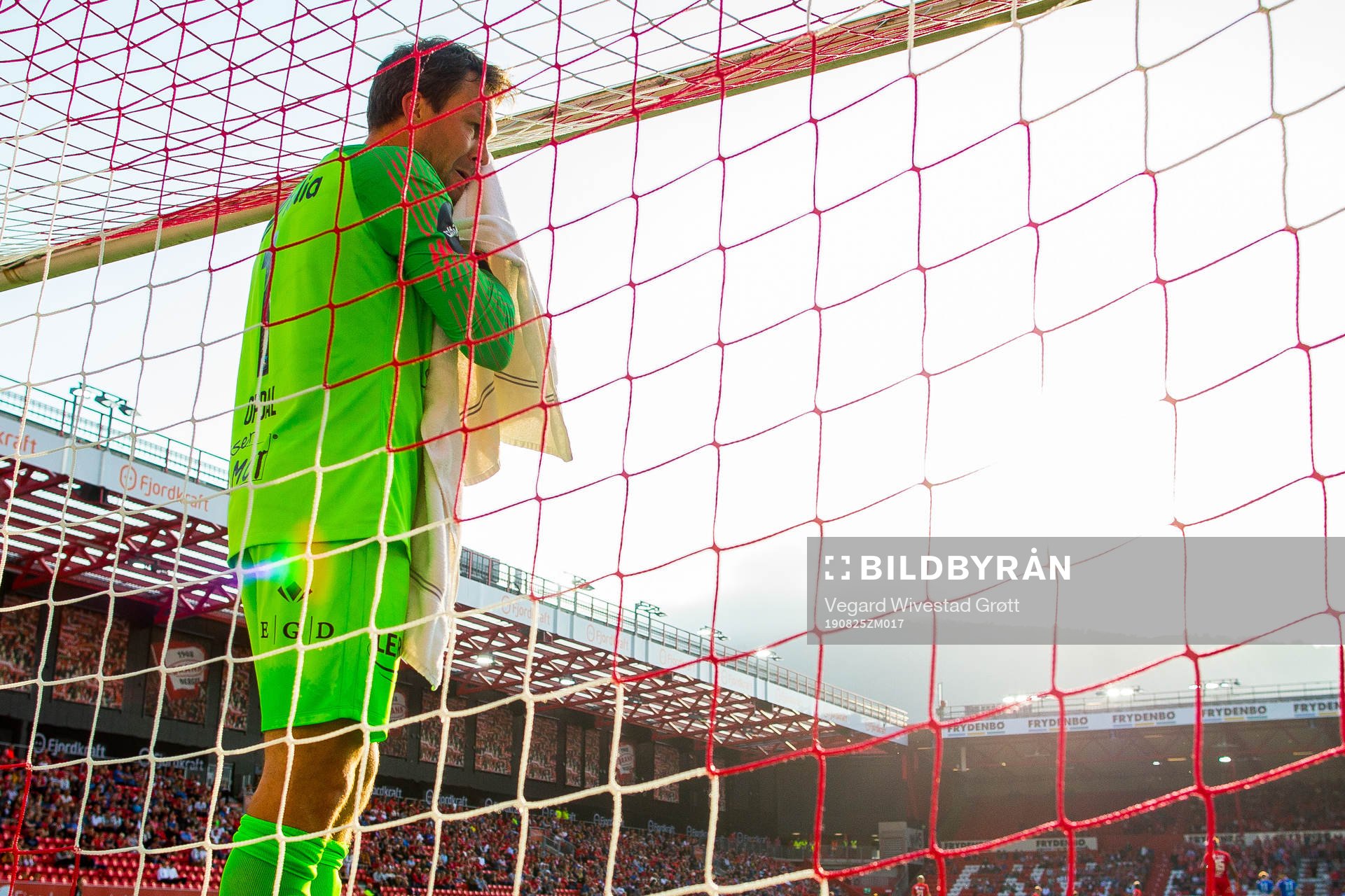 Goalkeeper Håkon Opdal of Brann looks dejected