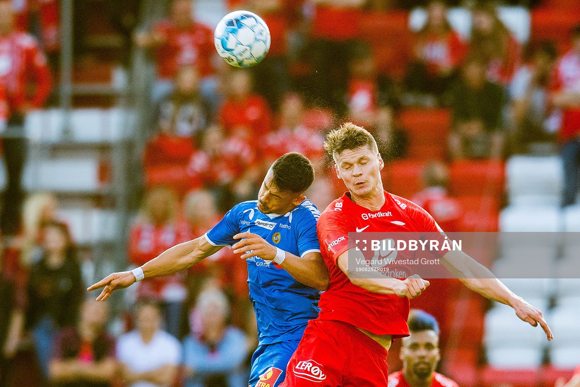 Fitim Azemi of Tromsø and Christian Rismark of Brann