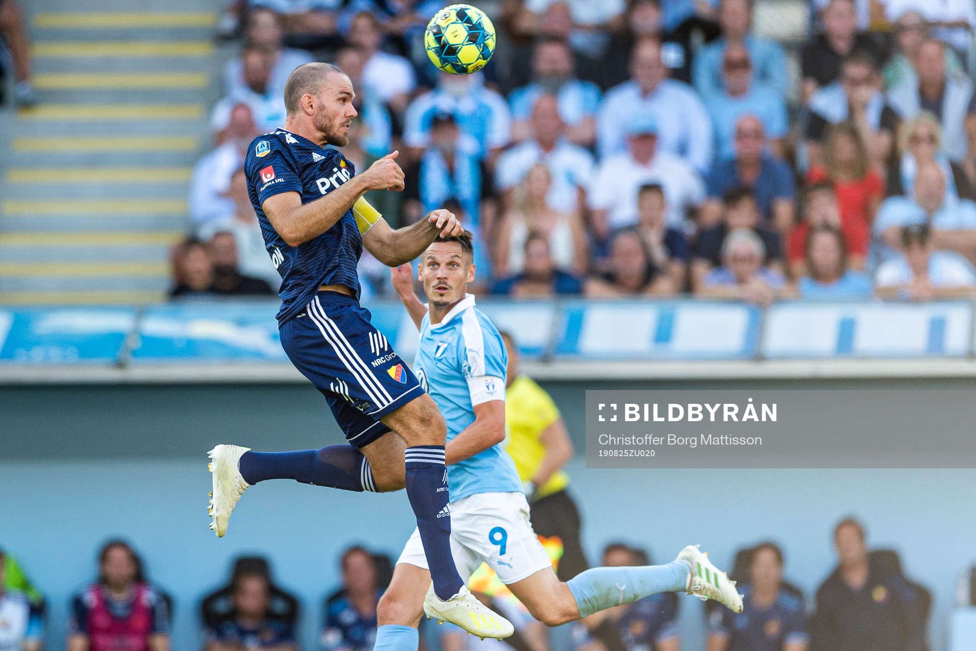 Djurgårdens Marcus Danielson och Malmö FFs Markus