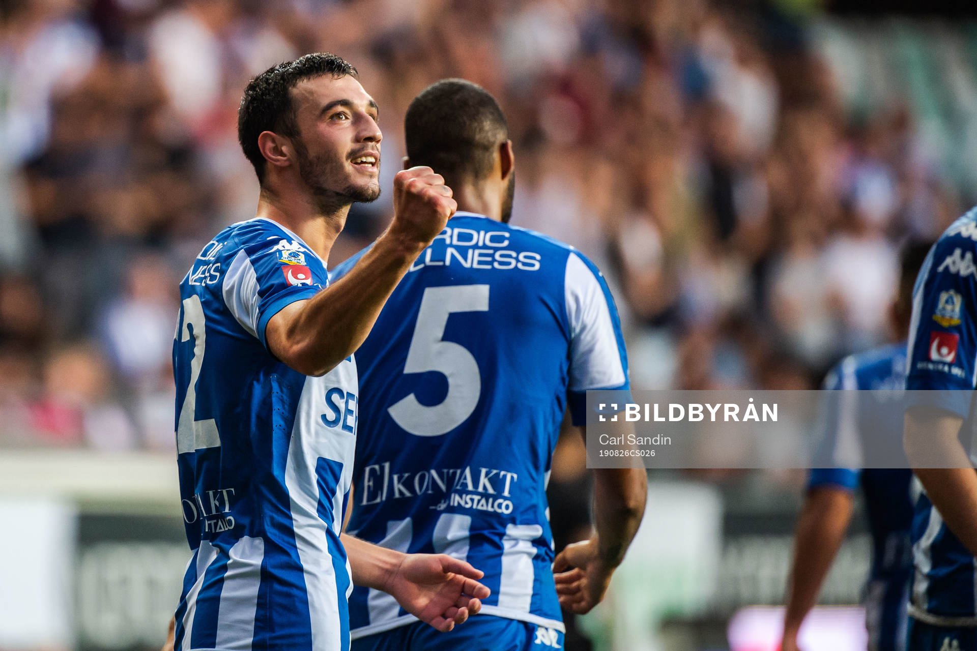 IFK Göteborgs Giorgi Kharaishvili jublar
