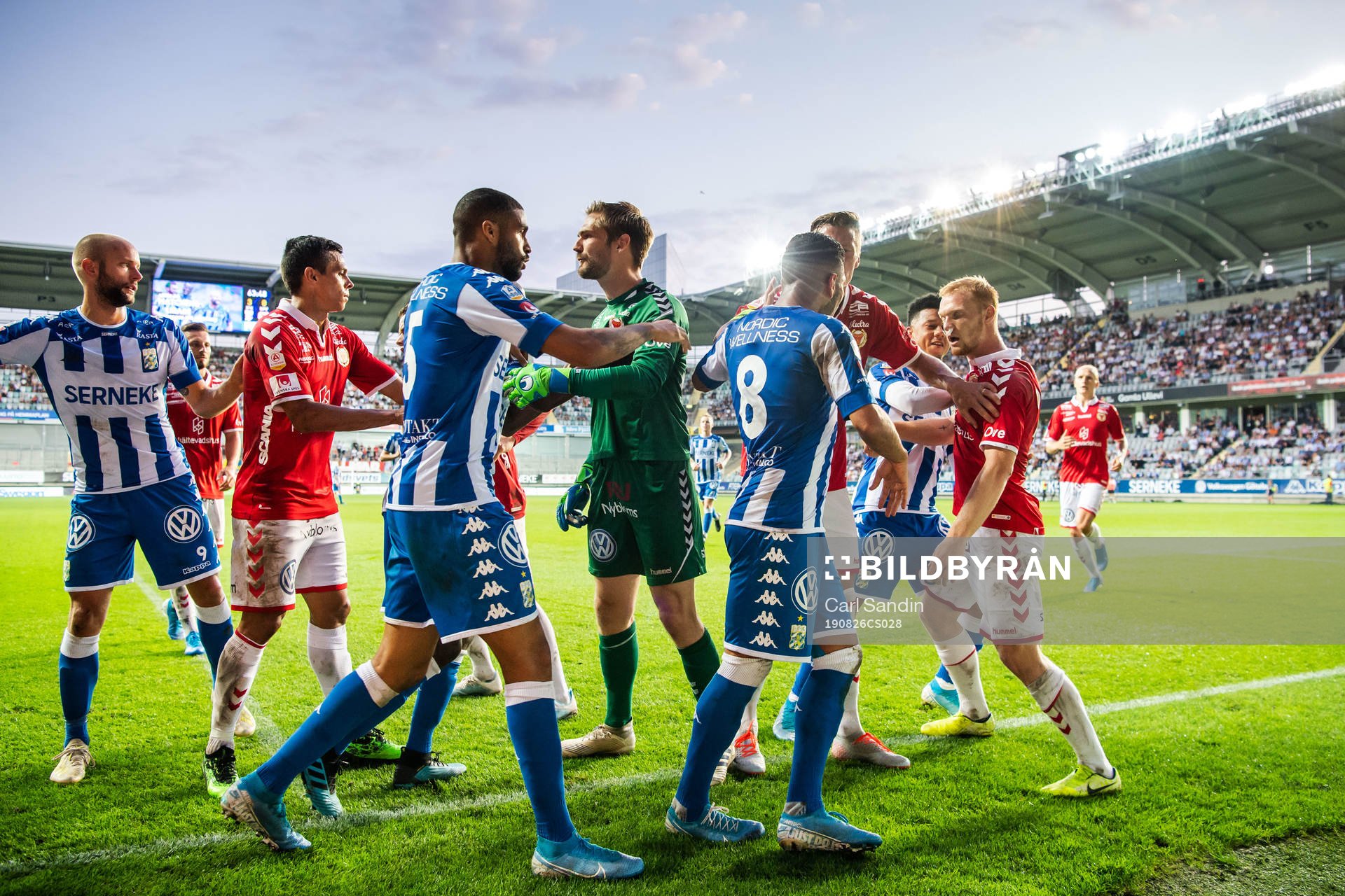 Upprört mellan spelarna