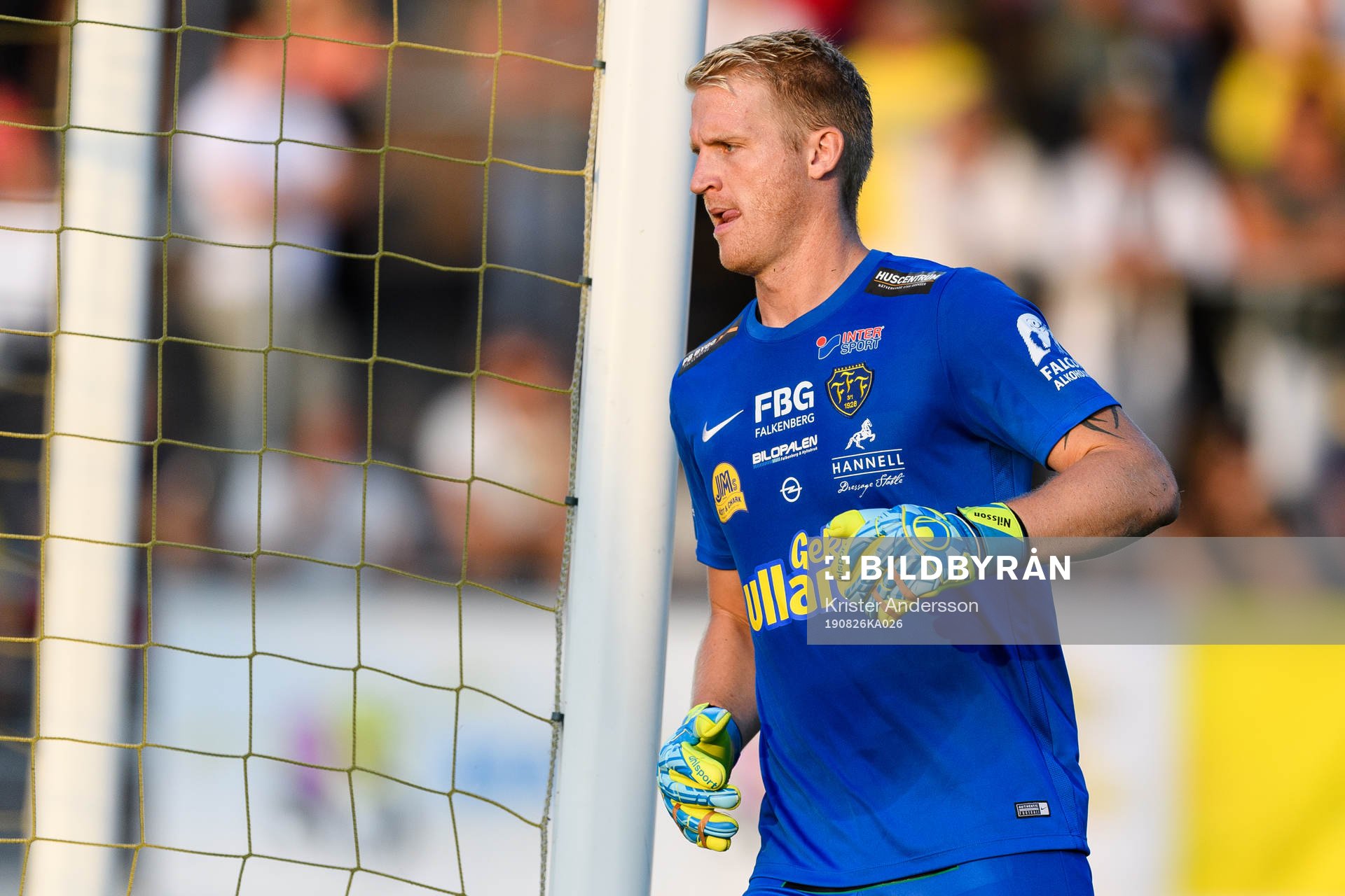 Falkenbergs målvakt Hampus Nilsson