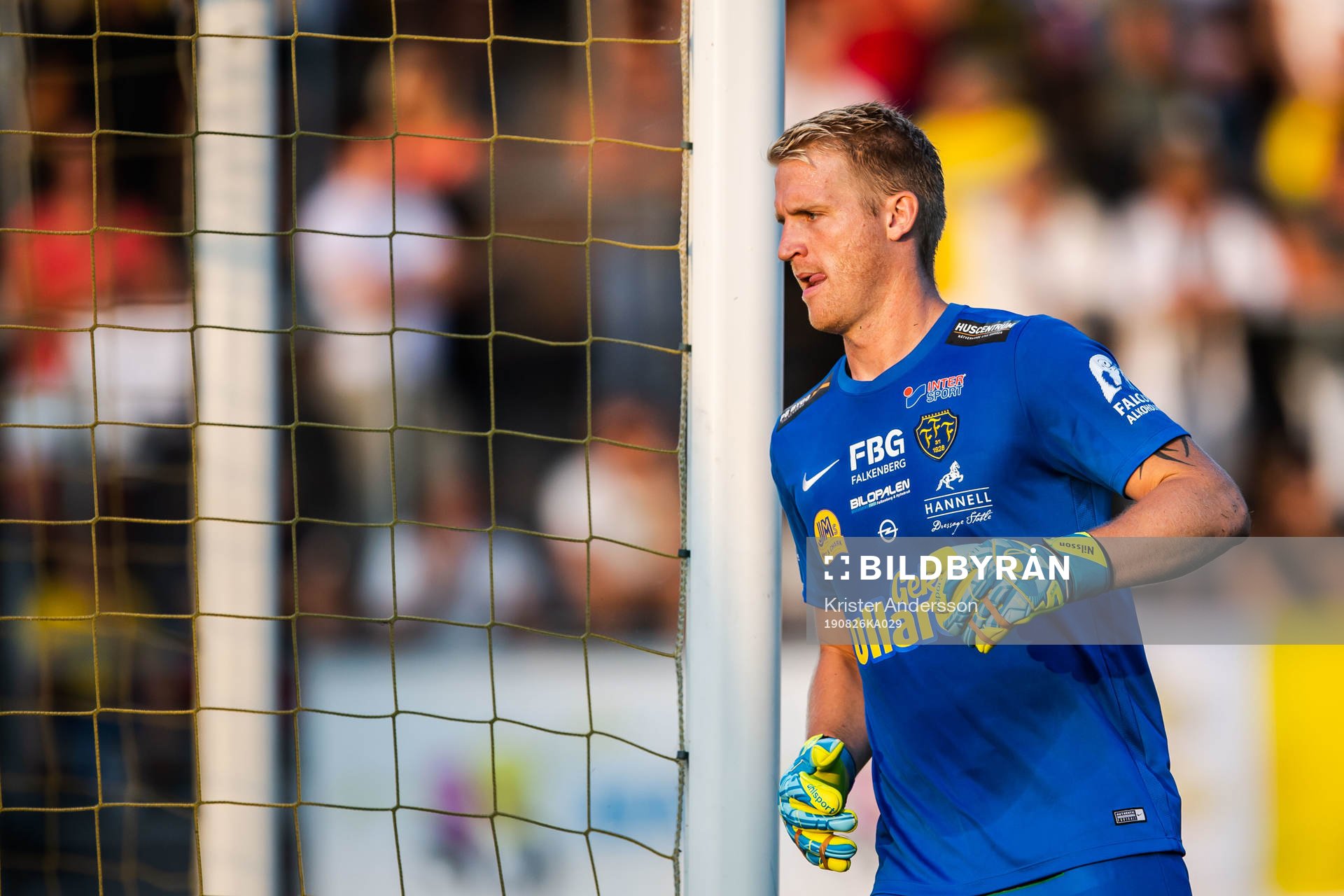 Falkenbergs målvakt Hampus Nilsson