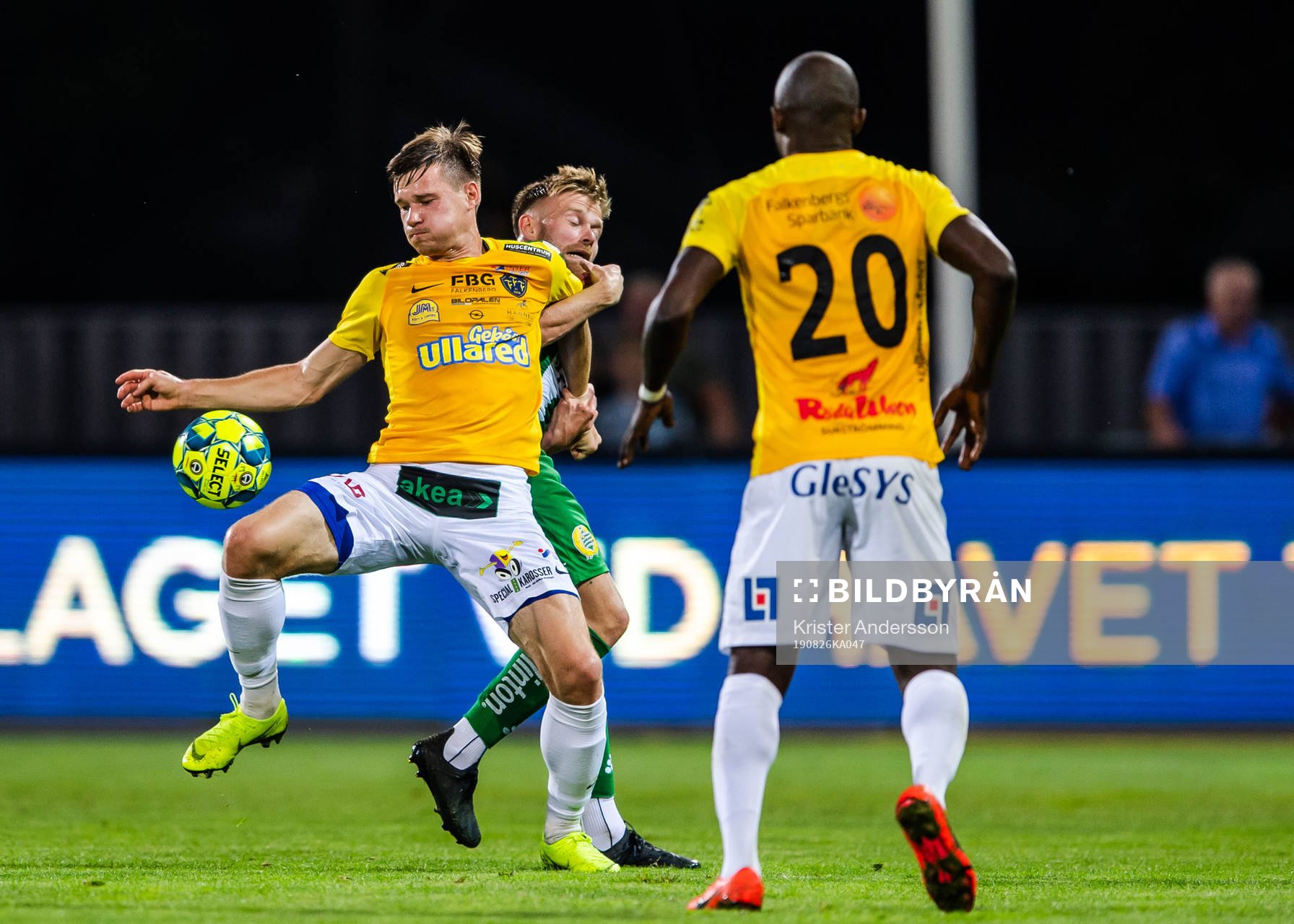 Falkenbergs Kirill Pogrebnyak och Hammarbys Dennis Widgren