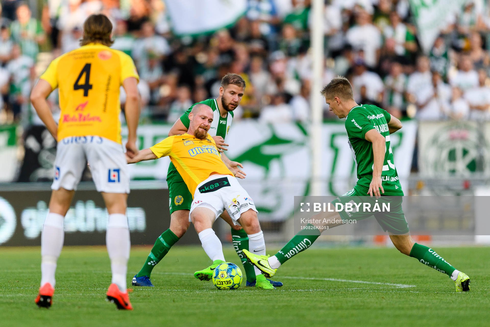 Falkenbergs Christoffer Carlsson mot Hammarbys Darijan