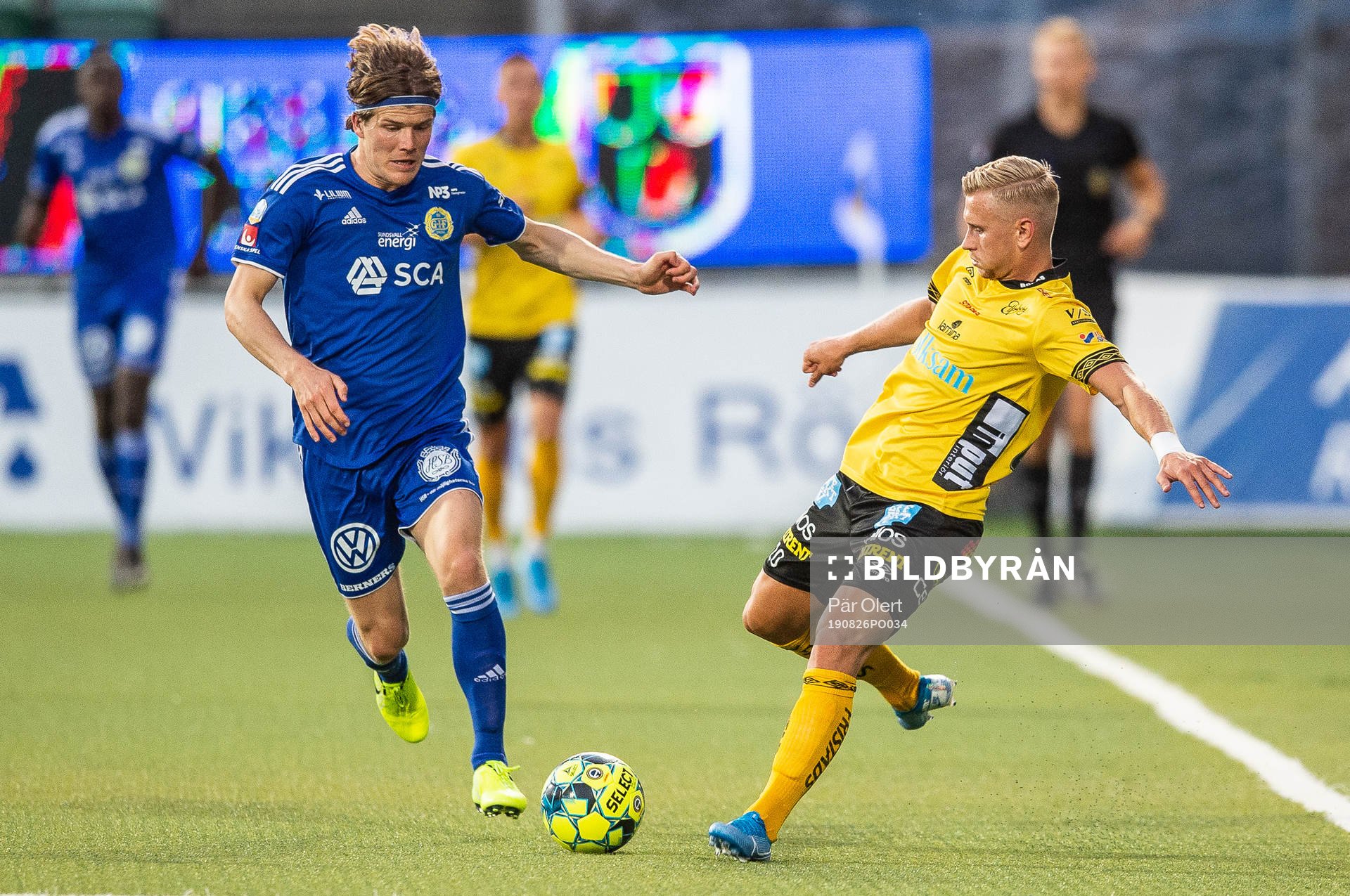 Sundsvalls Oliver Berg och Elfsborgs Simon Strand