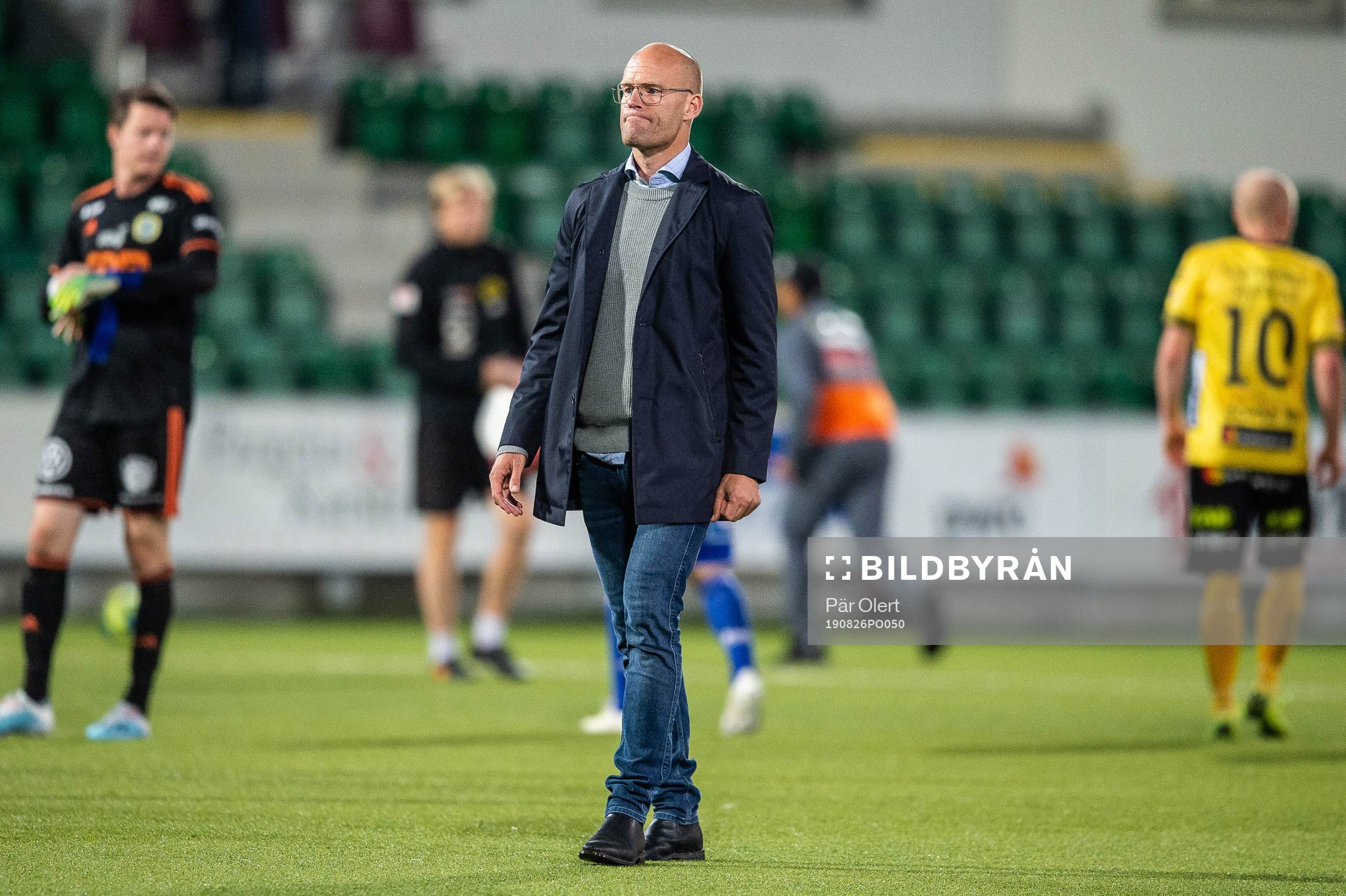 Sundsvalls tränare Joel Cedergren deppar