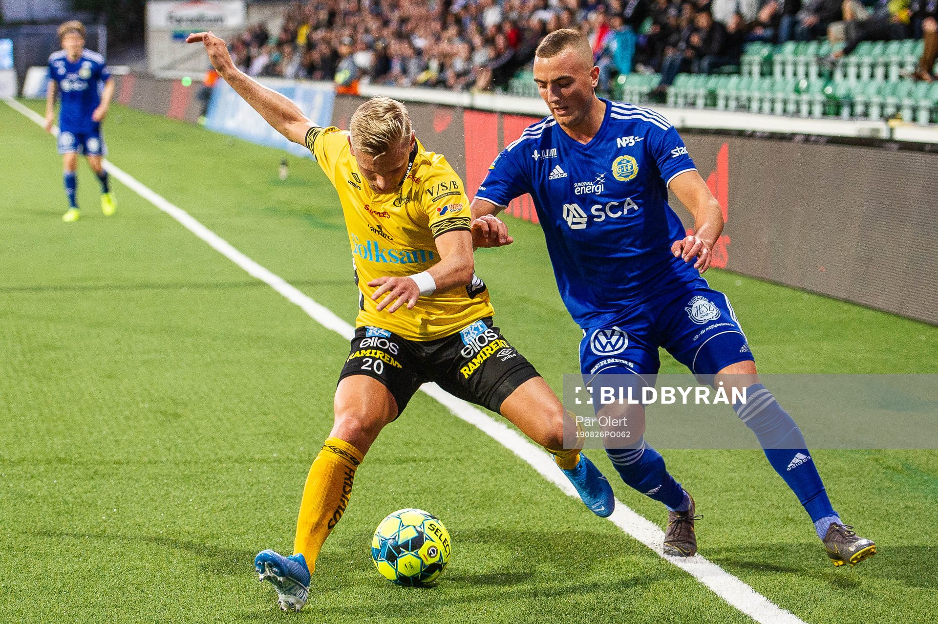 Elfsborgs Simon Strand och Sundsvalls Dennis Olsson