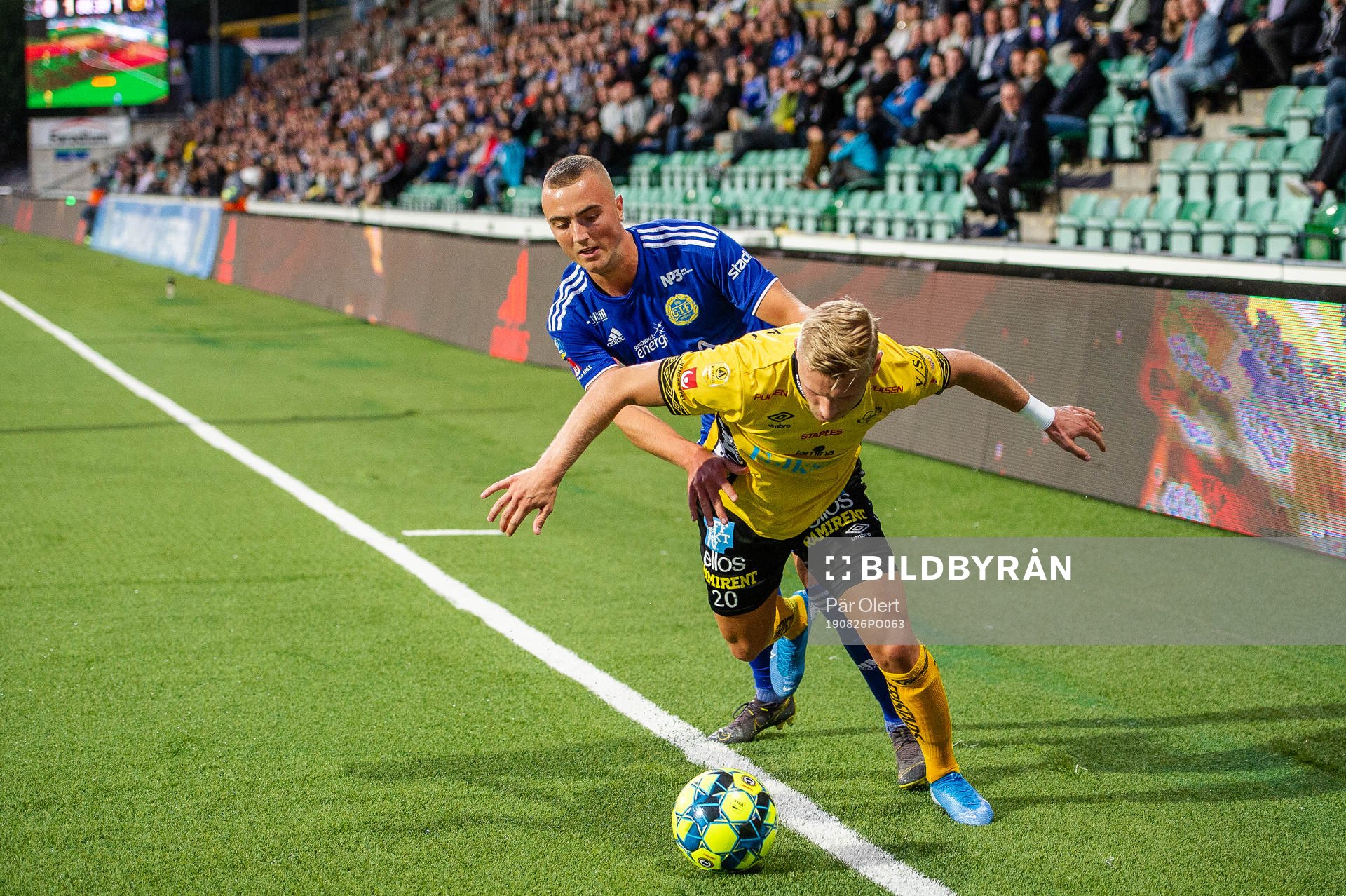 Elfsborgs Simon Strand och Sundsvalls Dennis Olsson