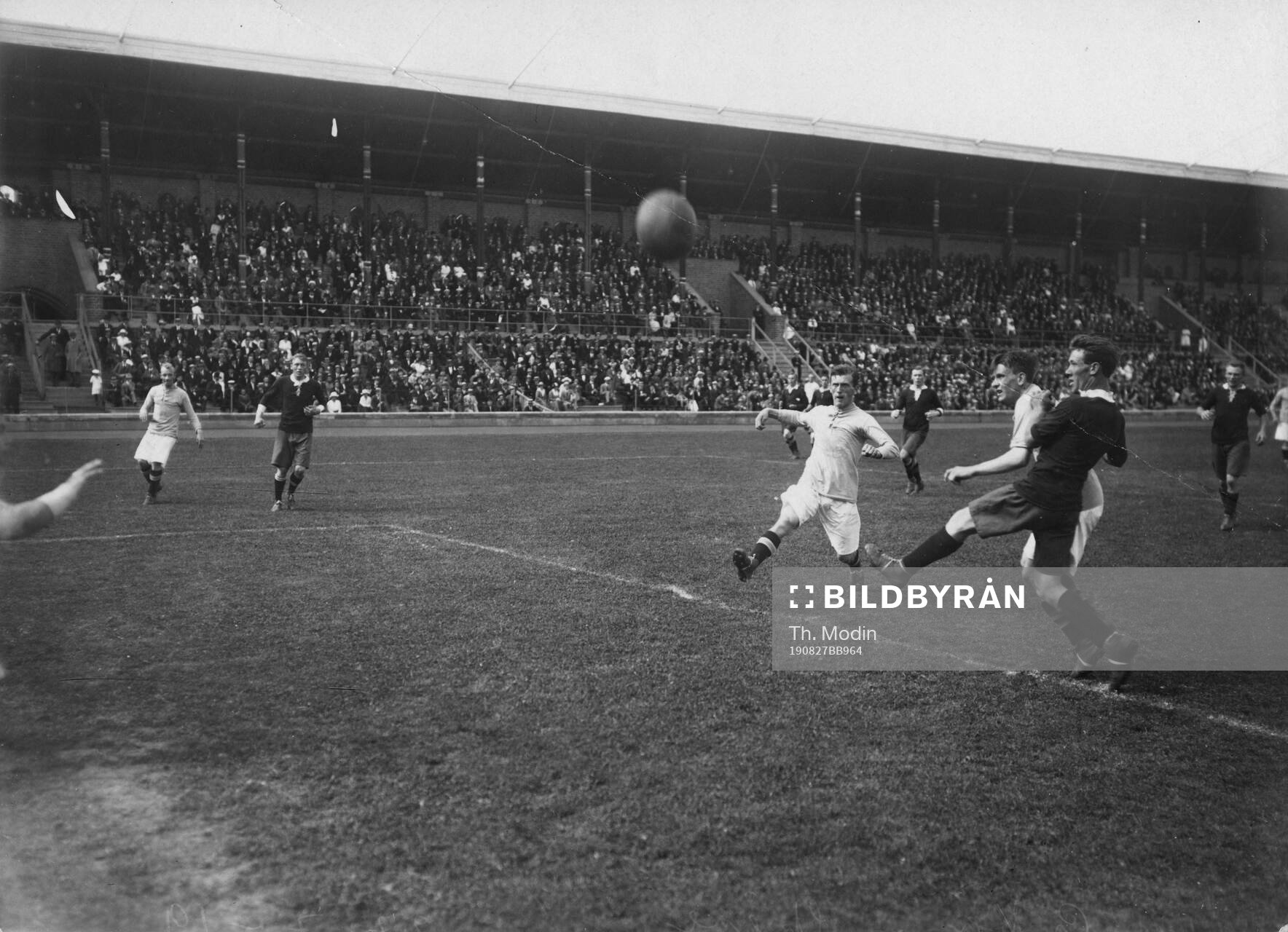 Fotboll, Göteborg-Skåne vid Svenska fotbollveckan 27 aug.