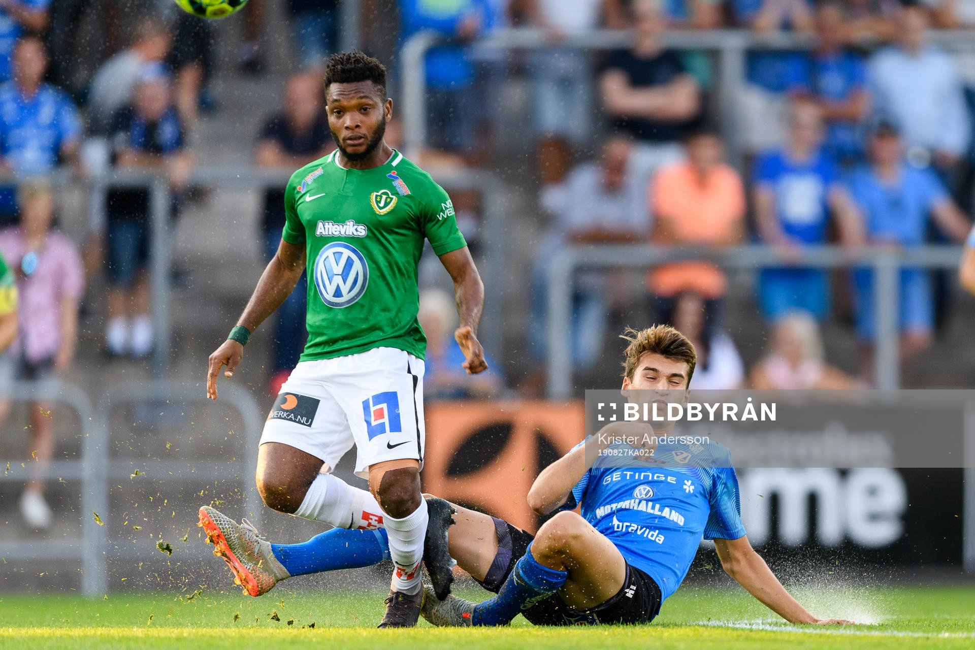 Jönköpings Enock Kwakwa och Halmstads Rasmus