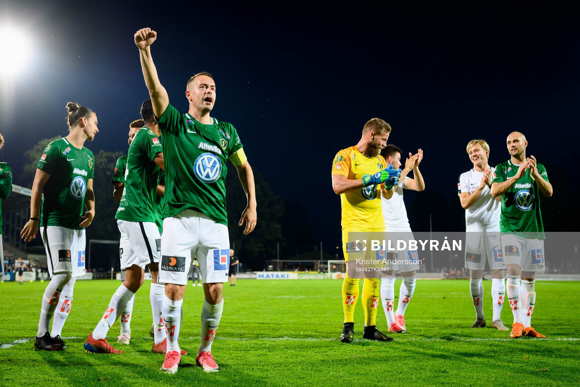 Jönköpings Fredric Fendrich jublar