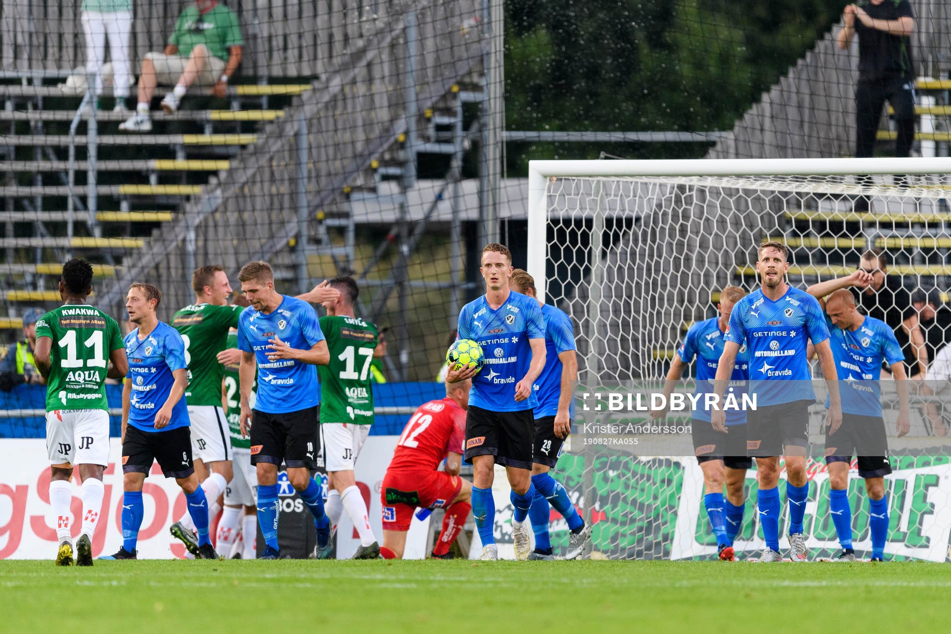 Halmstads spelare deppar