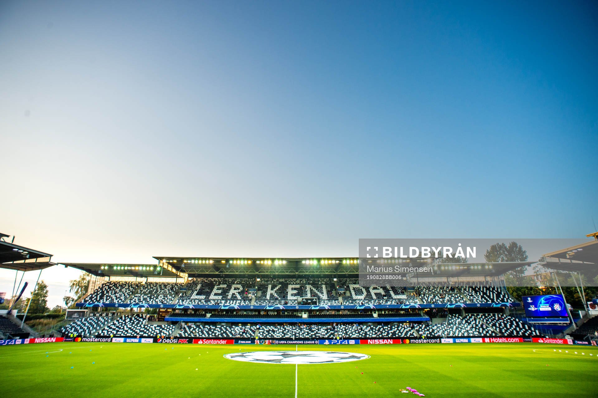 General view of Lerkendal Stadion