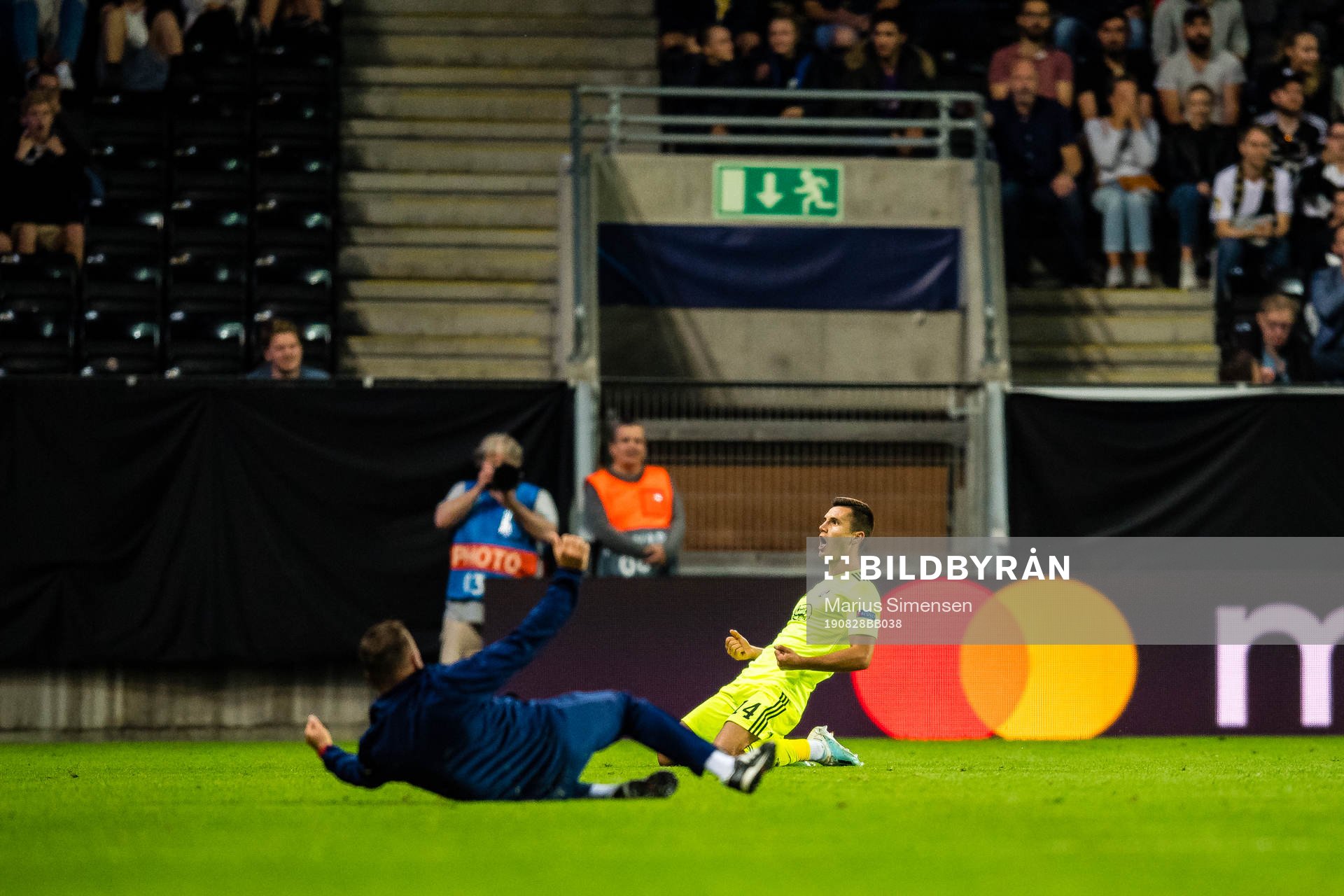 Amer Gojak of Dinamo Zagreb celebrates
