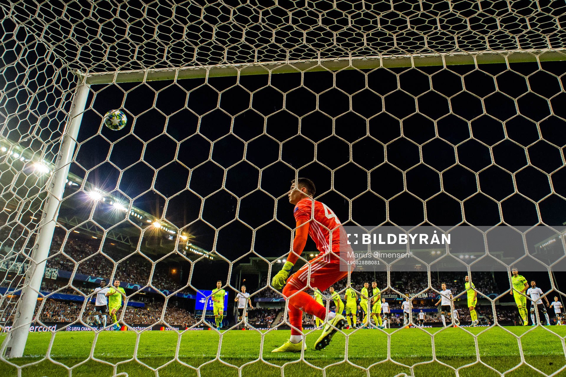 Vegar Eggen Hedenstad of Rosenborg almost scored