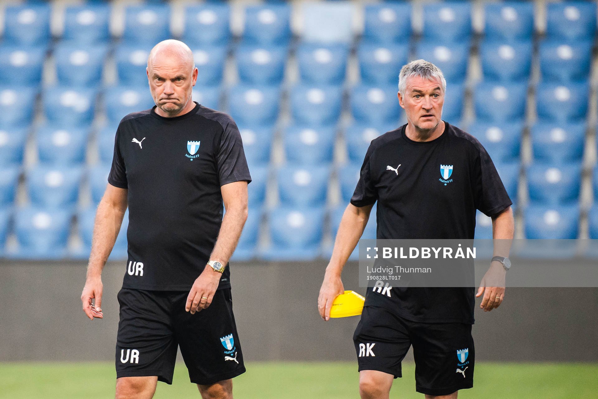 Uwe Rösler, head coach and Rob Kelly, assistant coach of